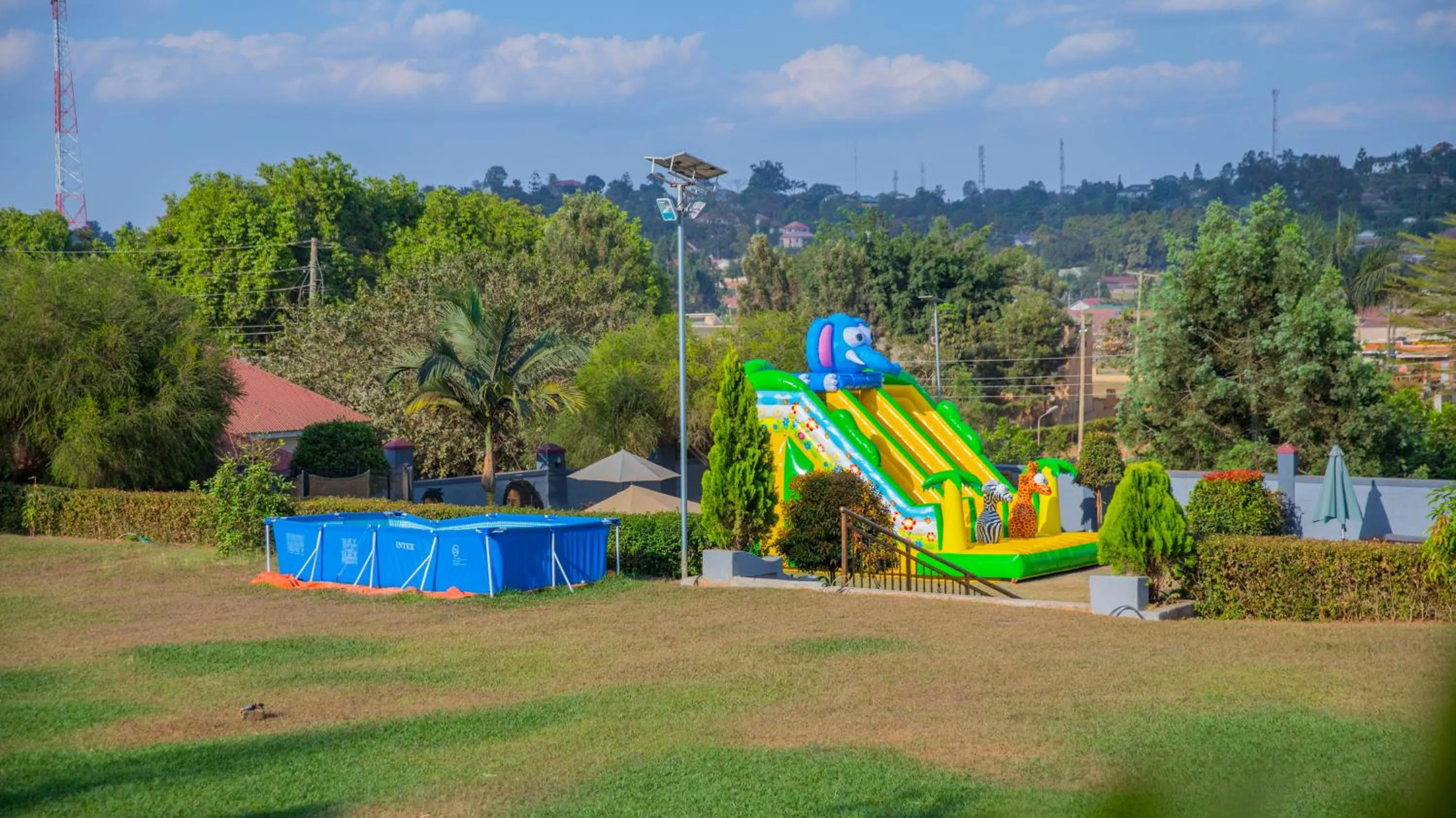 Children play ground in Ekhaya Crescent Hotel