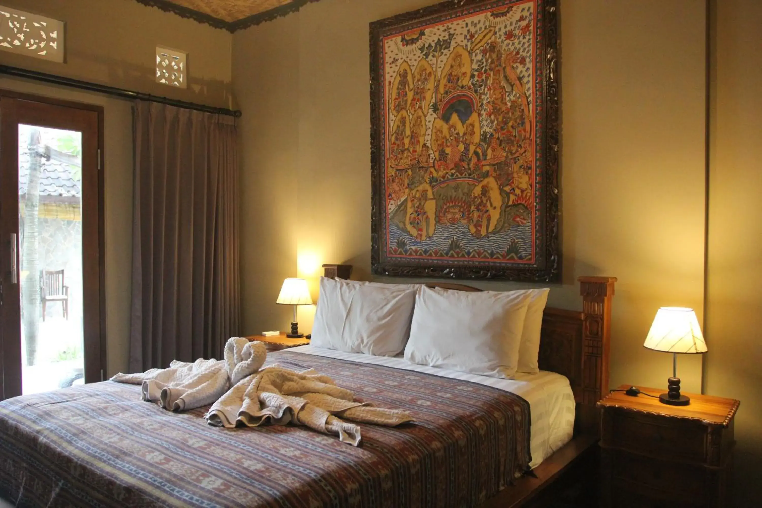 Deluxe Double Room with Balcony in Temple Cafe & Seaside Cottages Deluxe Double Room with Balcony in Temple Cafe & Seaside Cottages