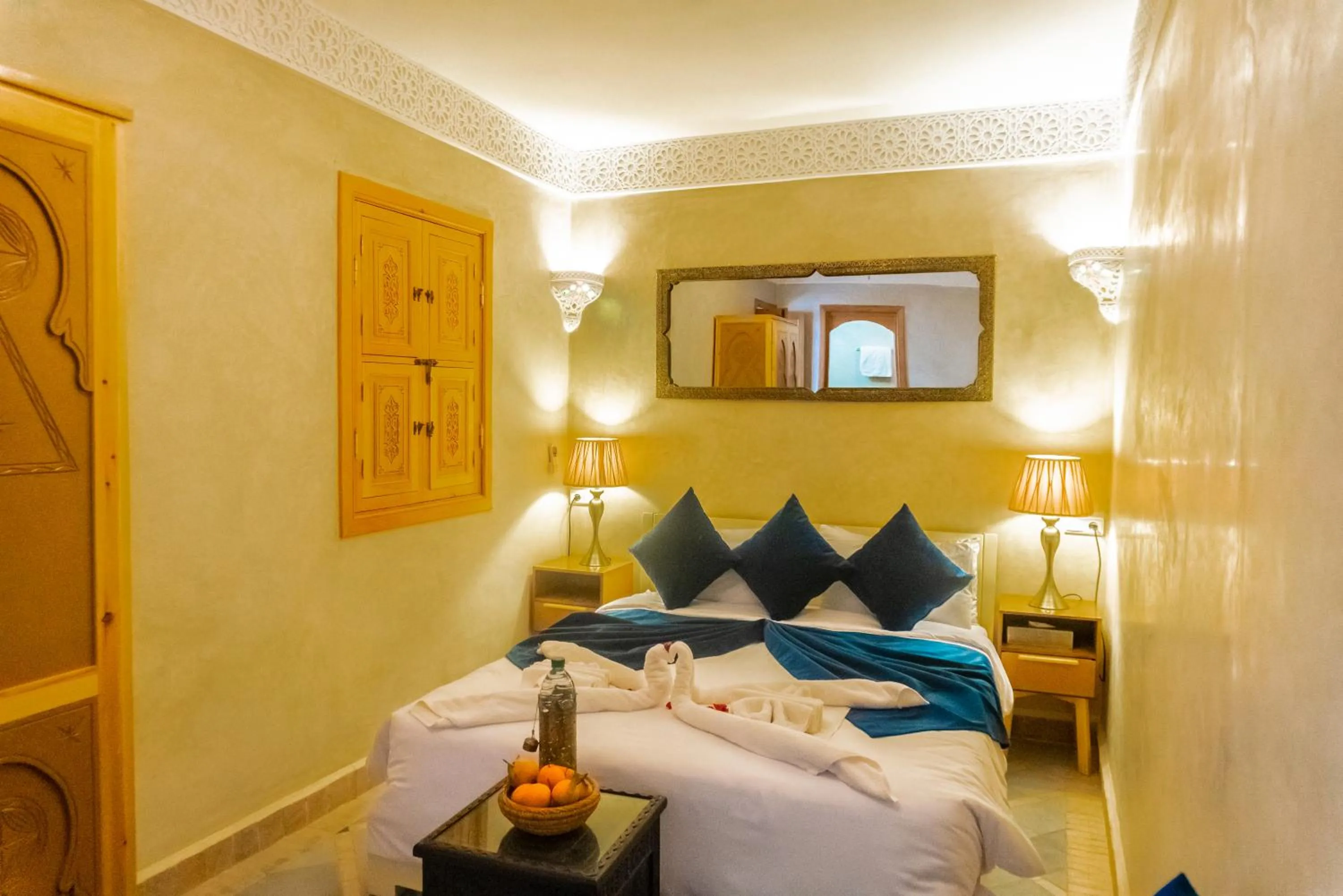 Bed in Riad Louaya