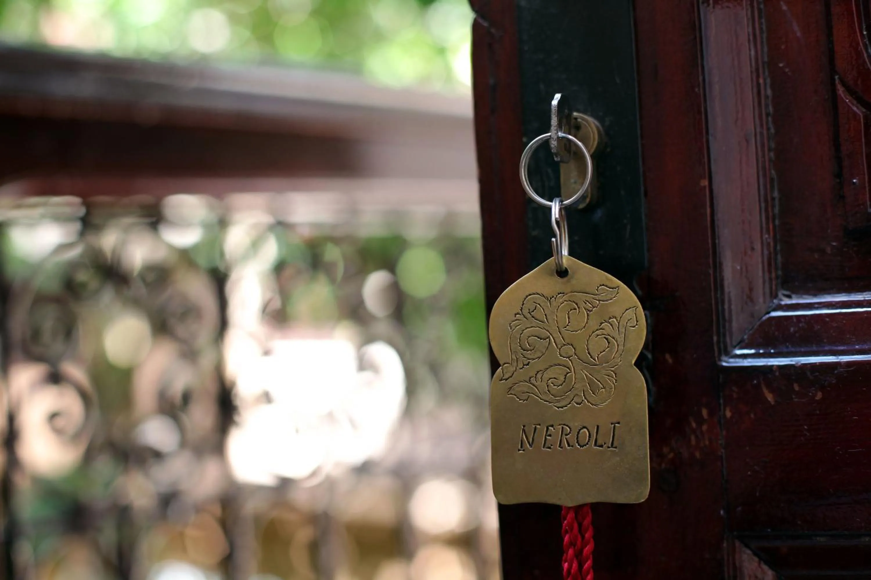 Decorative detail in Riad Louaya