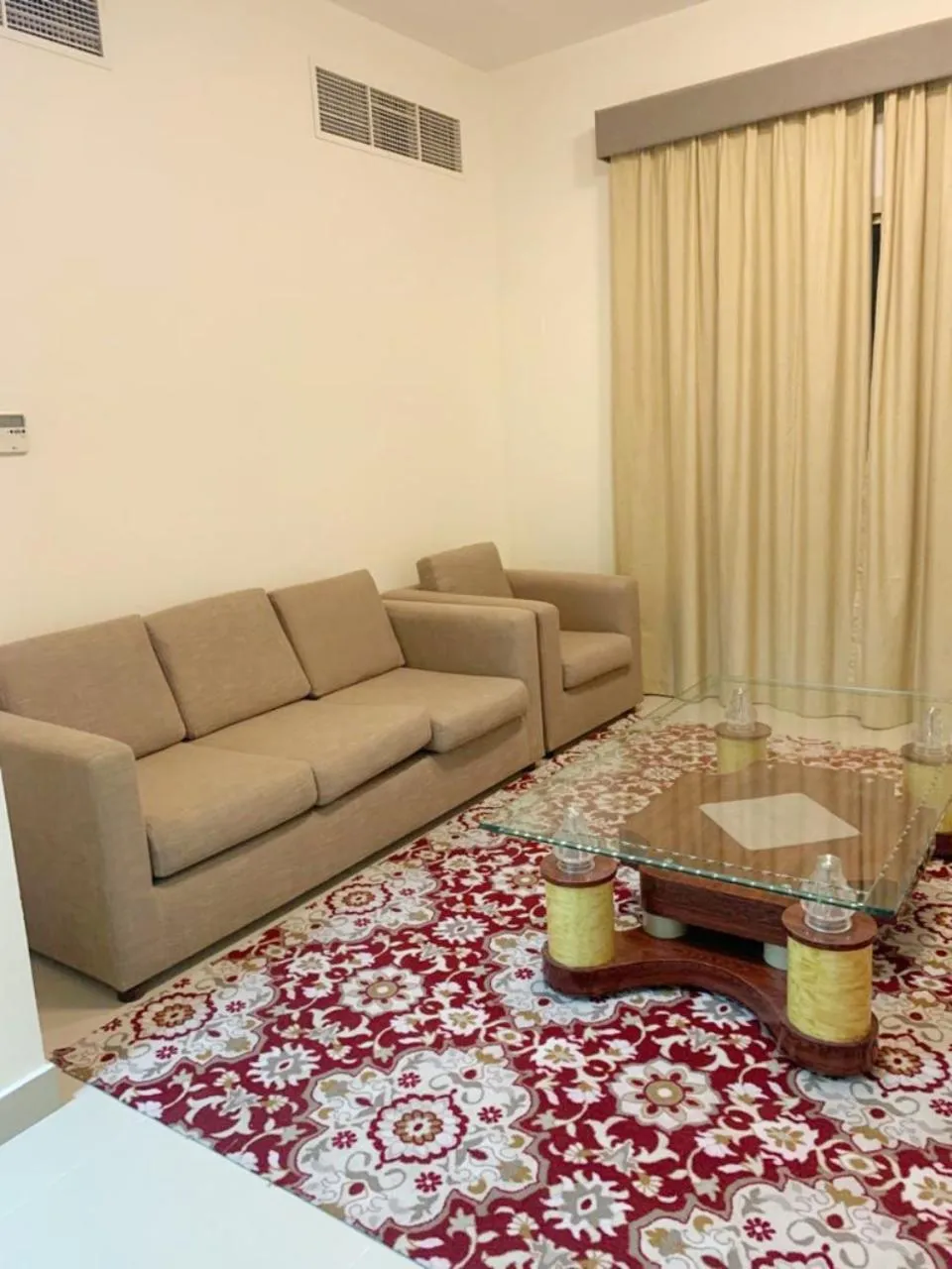 Living room in AL MARJAN FURNISHED APARTMENTS