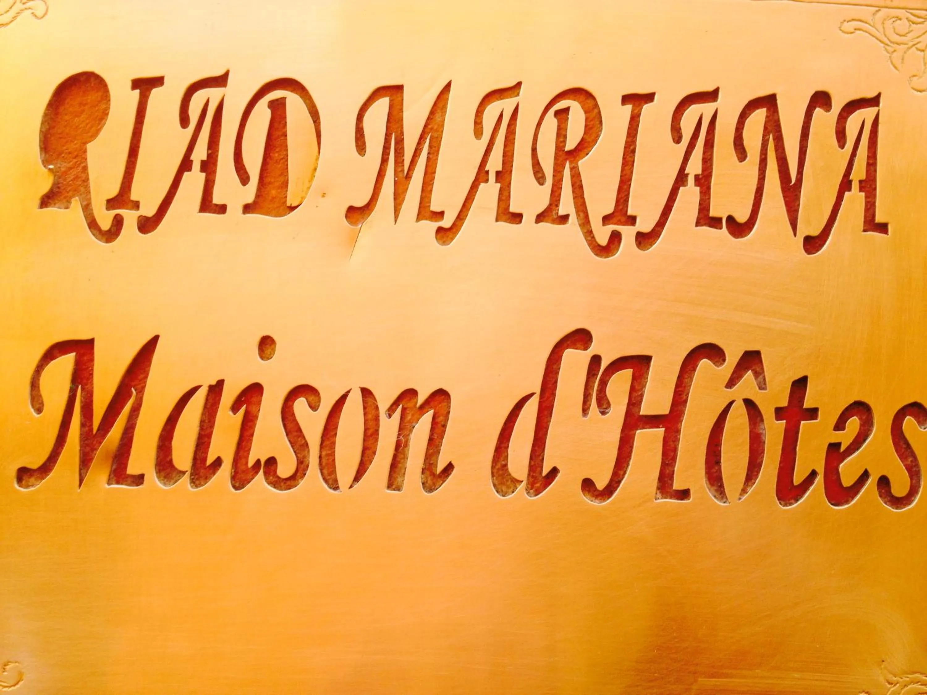 Property logo or sign in Riad Mariana