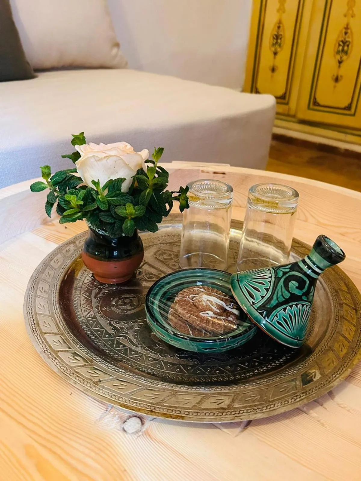 Decorative detail in Riad Bamaga