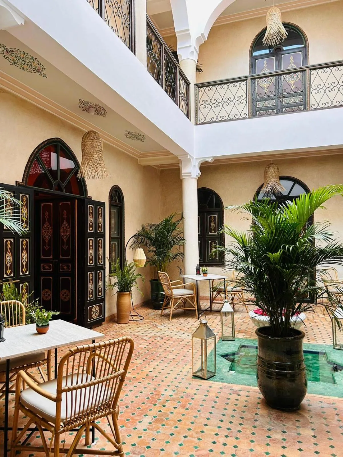 Patio in Riad Bamaga