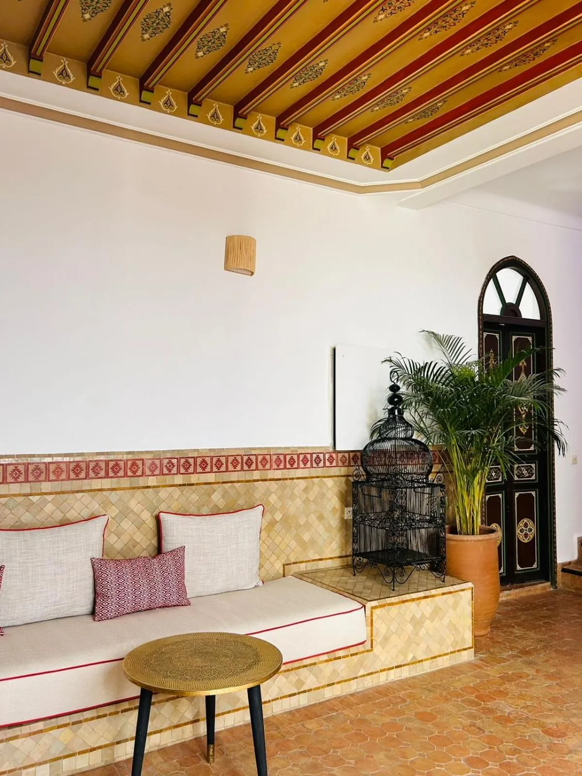 Living room in Riad Bamaga
