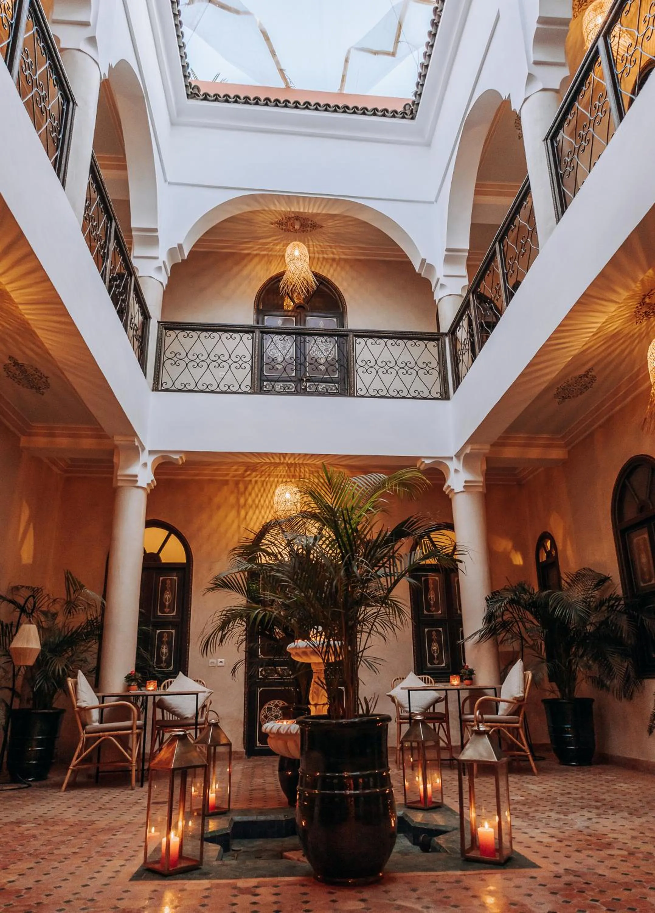 Patio in Riad Bamaga