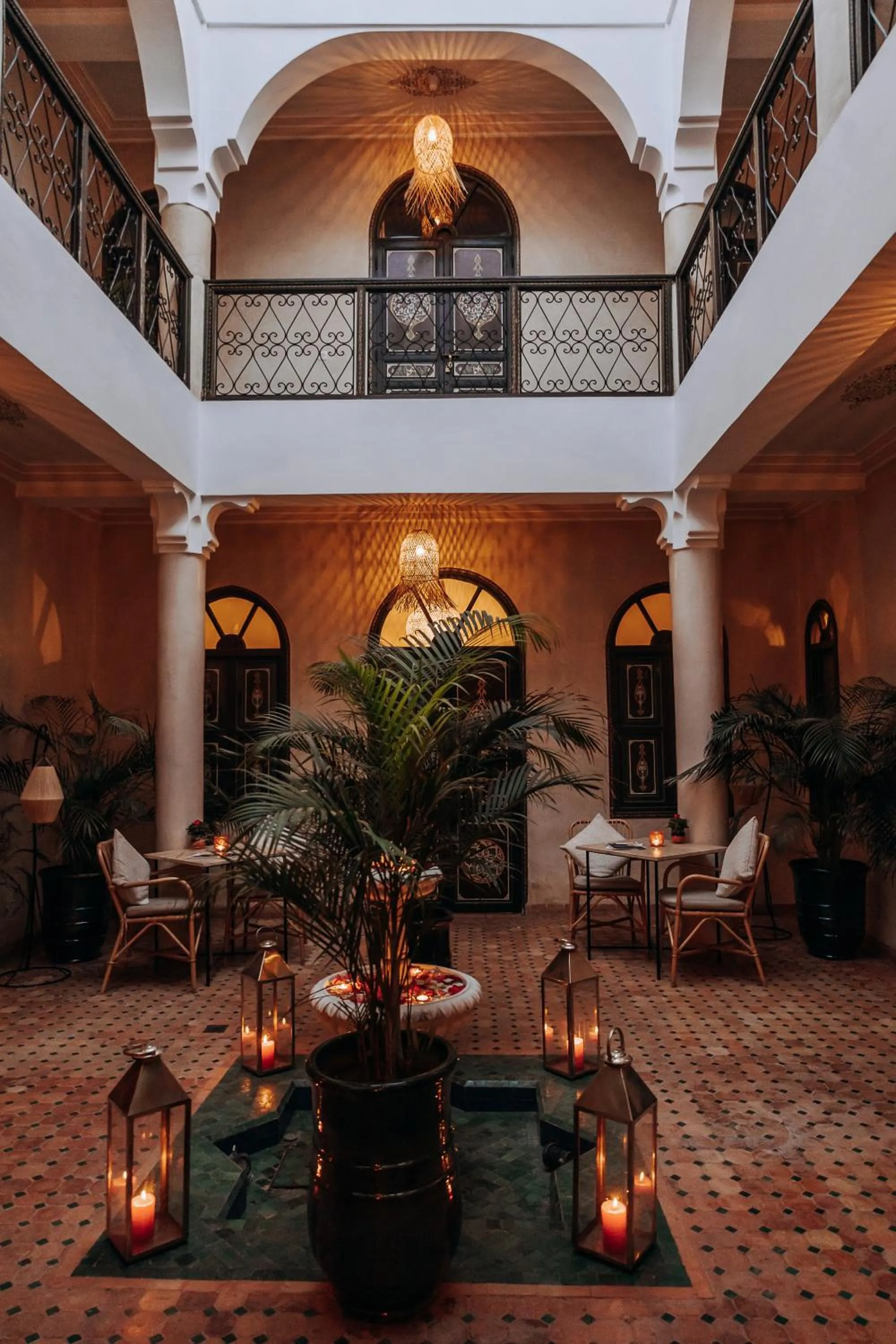 Patio in Riad Bamaga