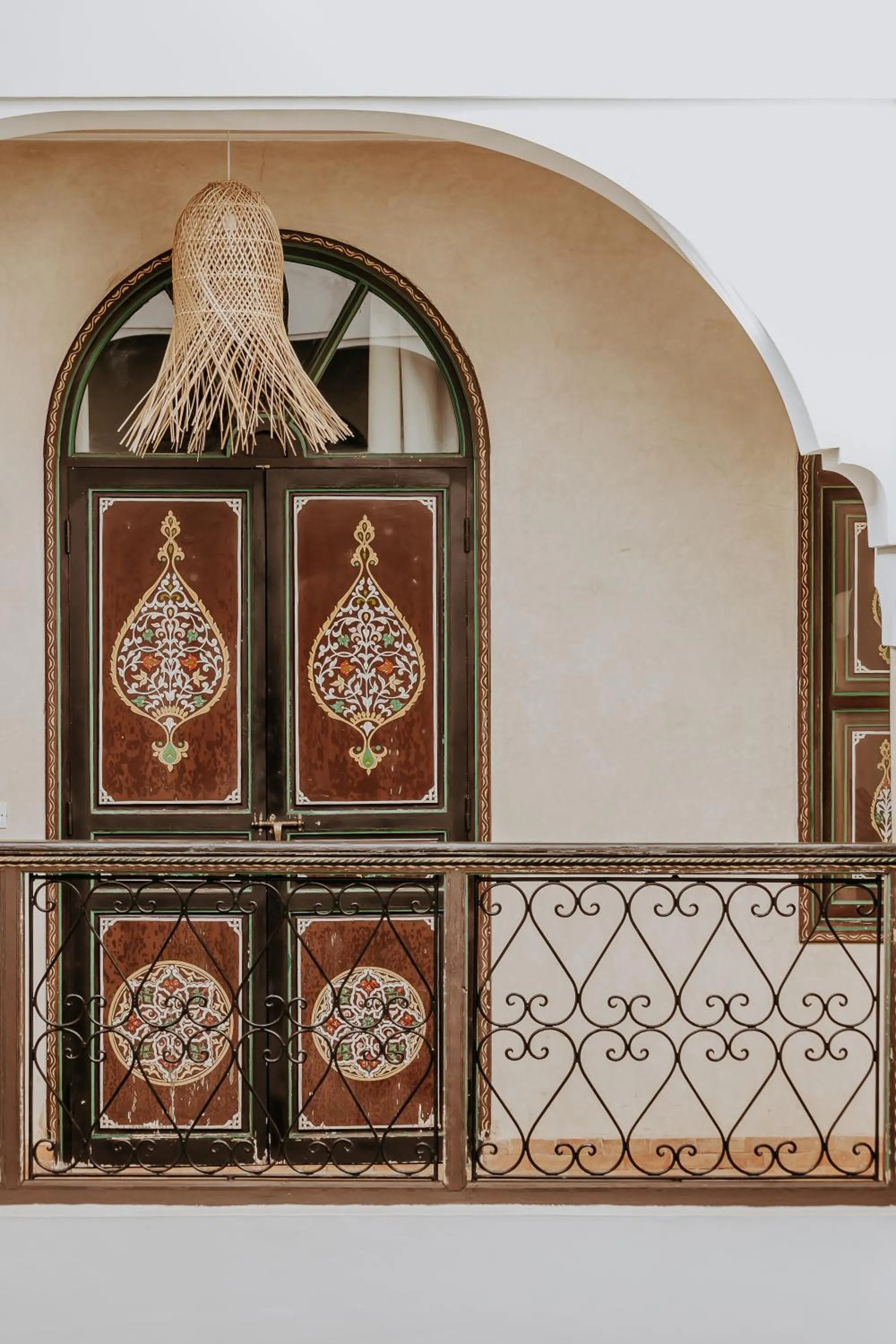 Decorative detail in Riad Bamaga