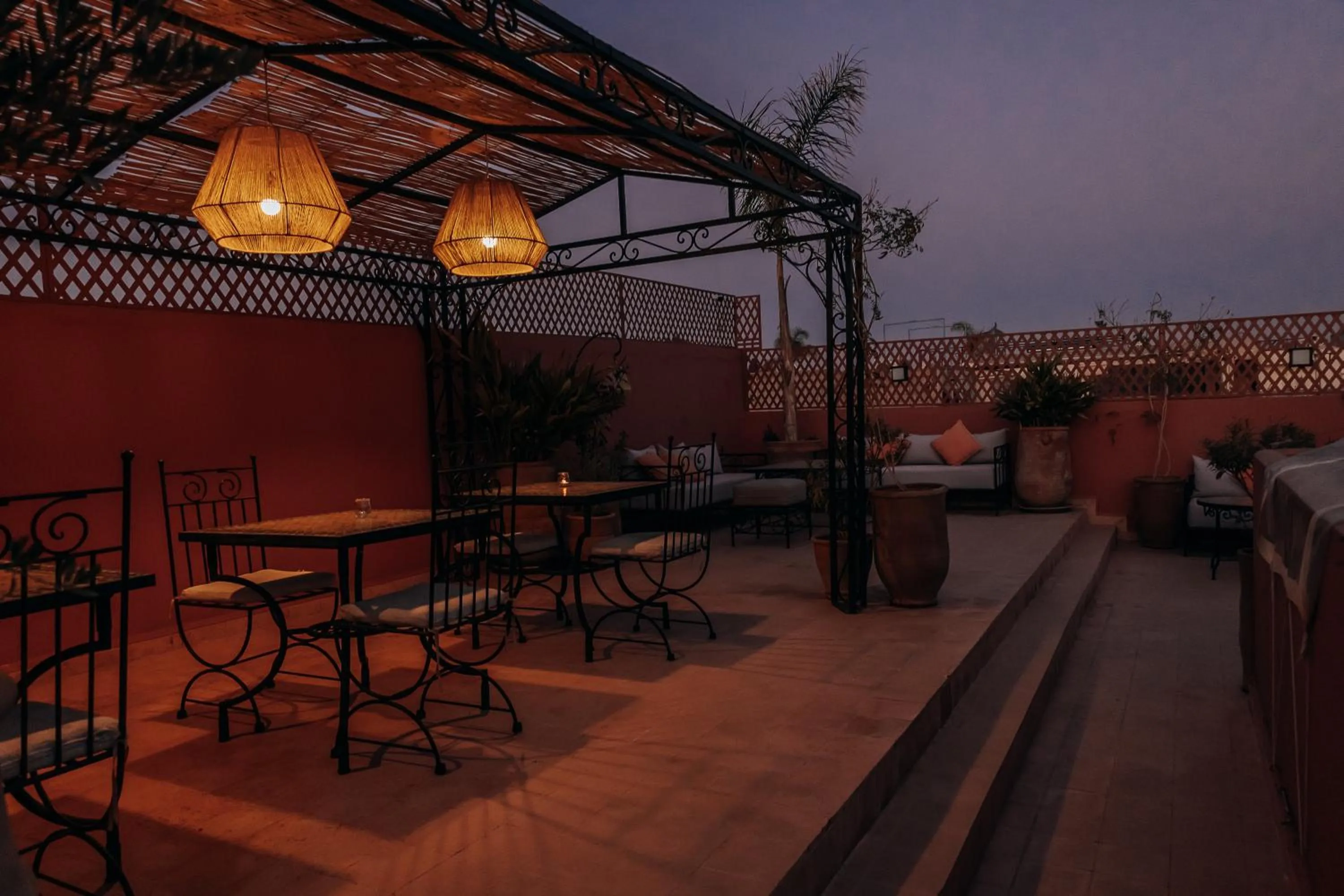 Patio in Riad Bamaga