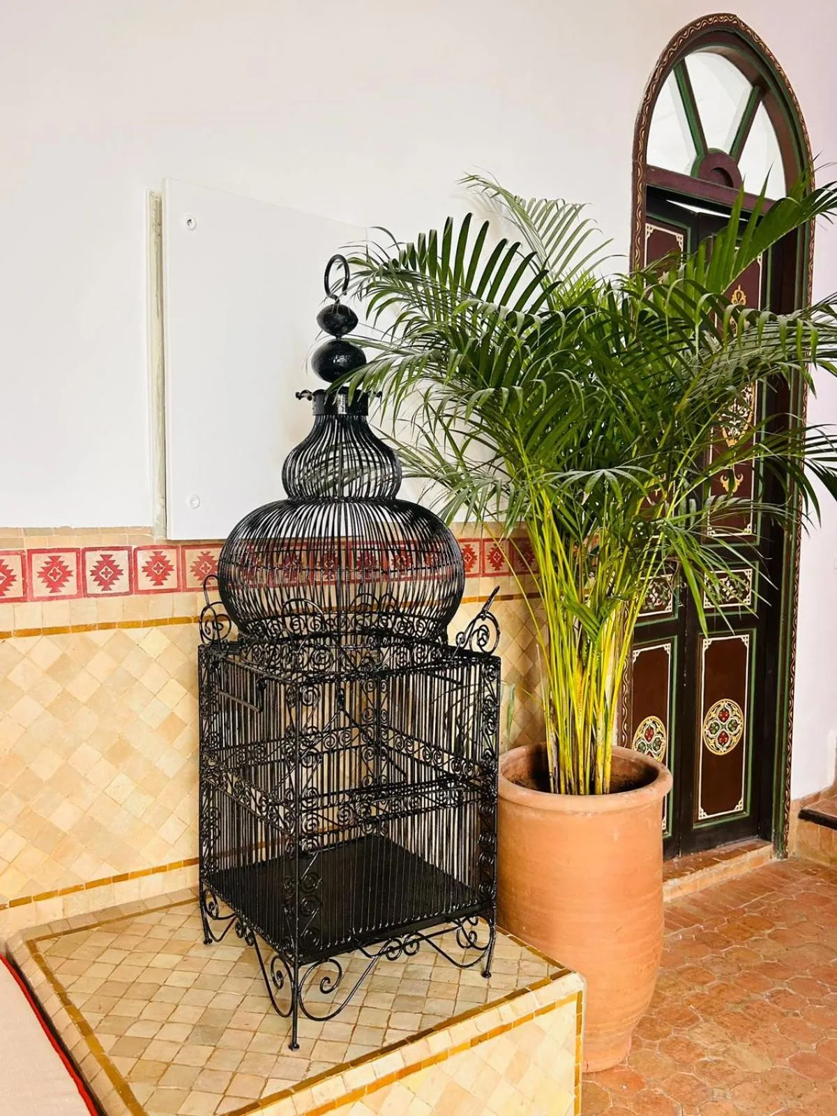 Decorative detail in Riad Bamaga