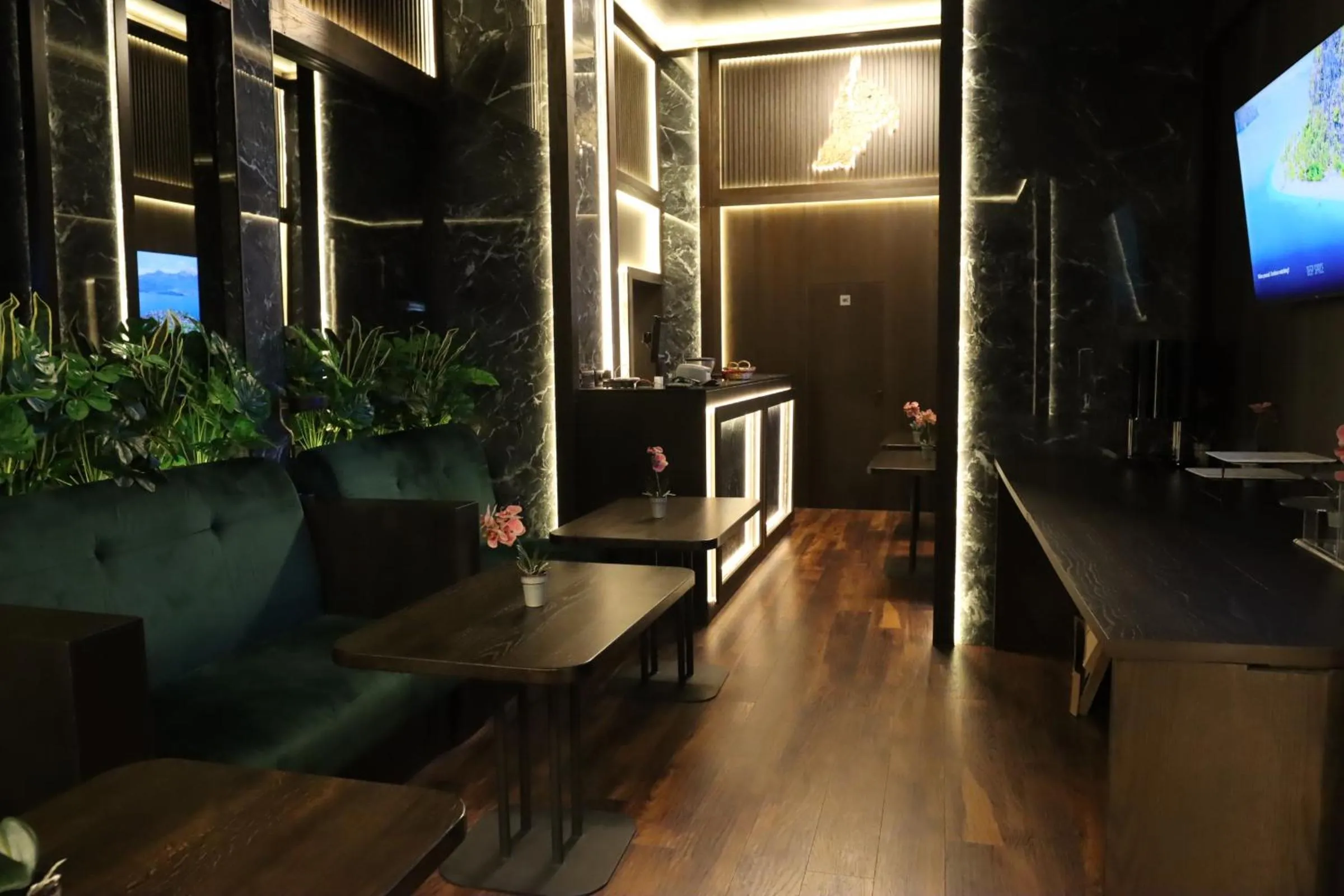 Lounge or bar in Hotel Macedonia Square