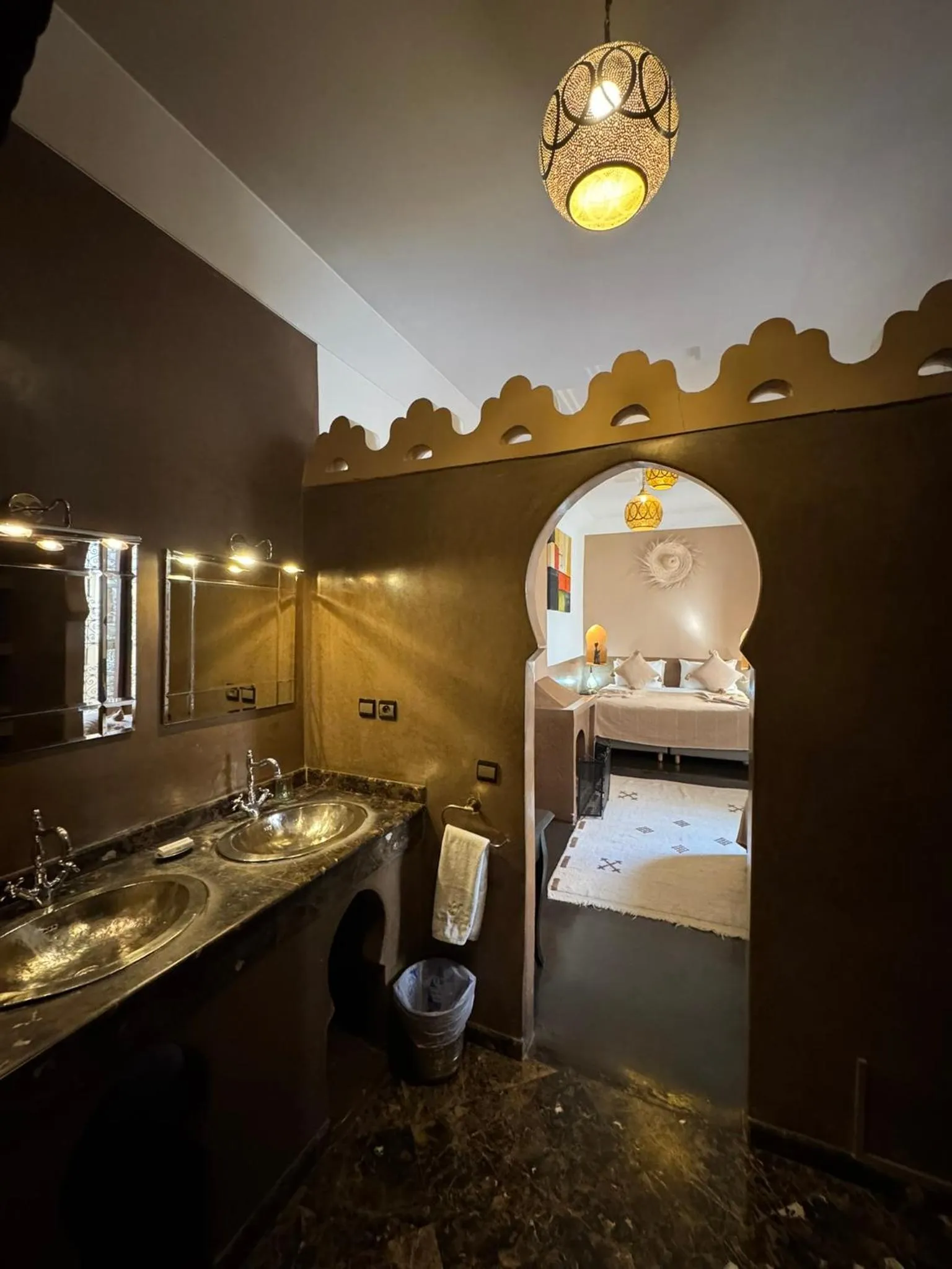 Bathroom in Riad Des Arts