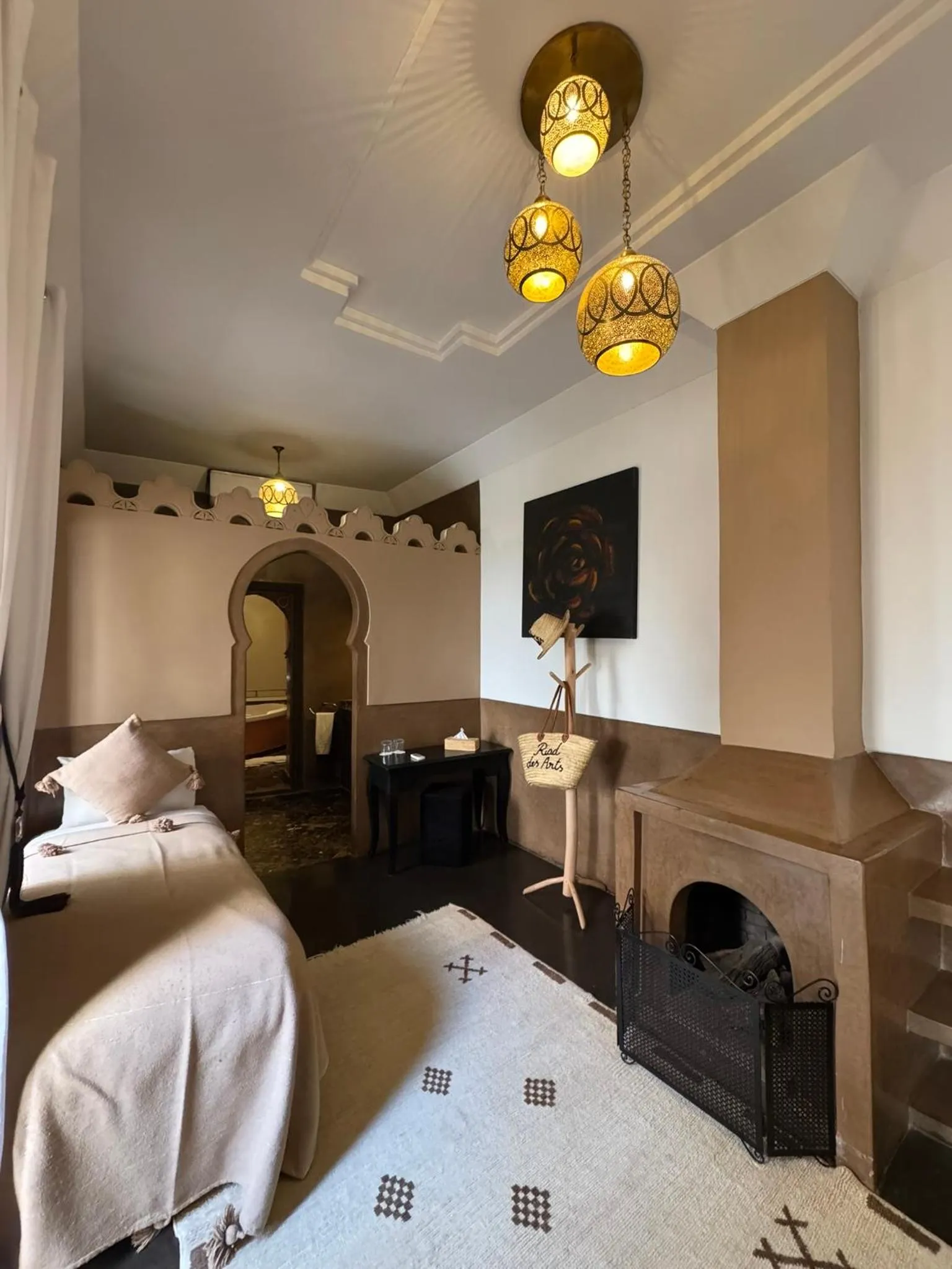 Bed in Riad Des Arts