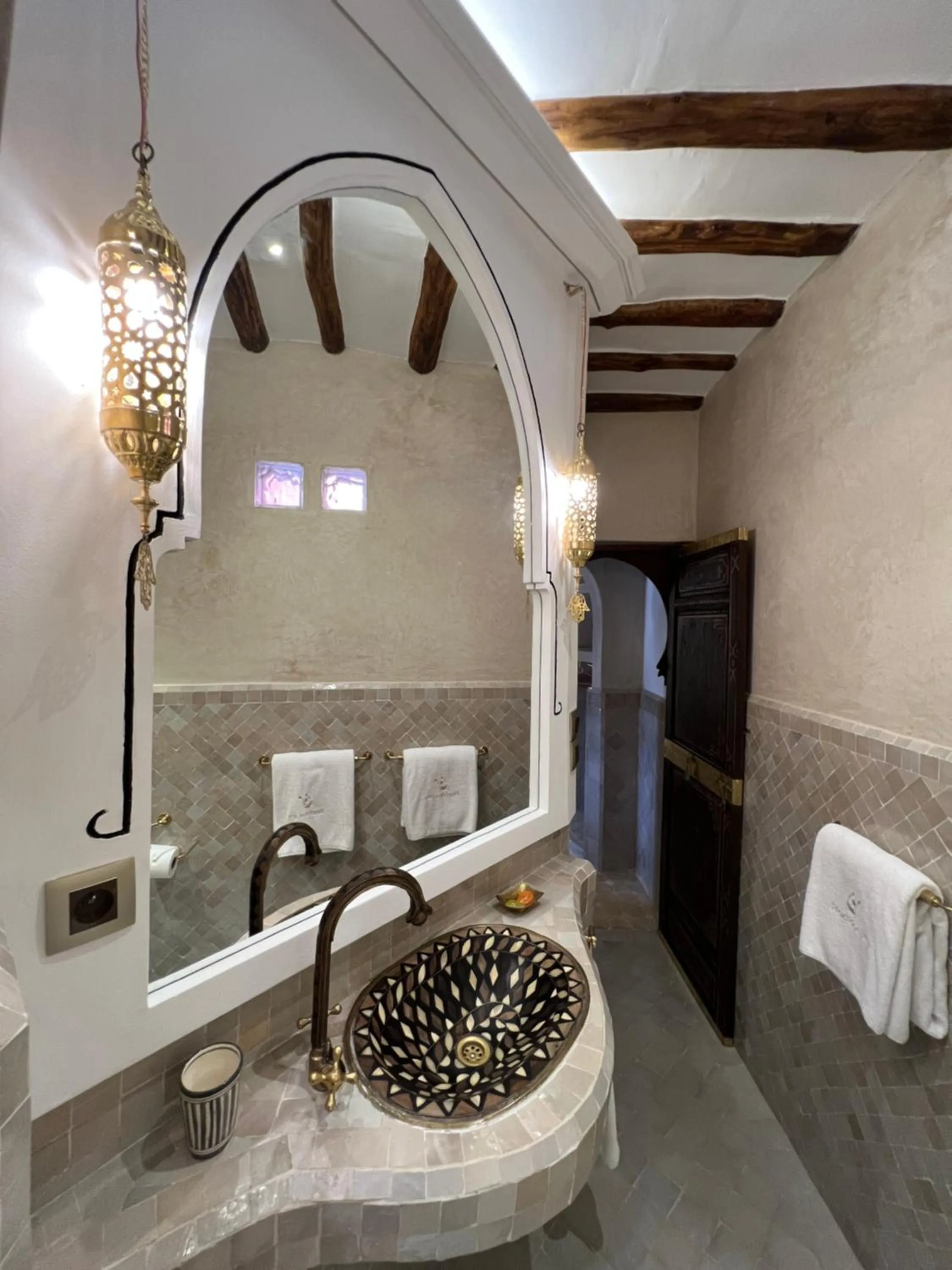 Bathroom in Riad Des Arts