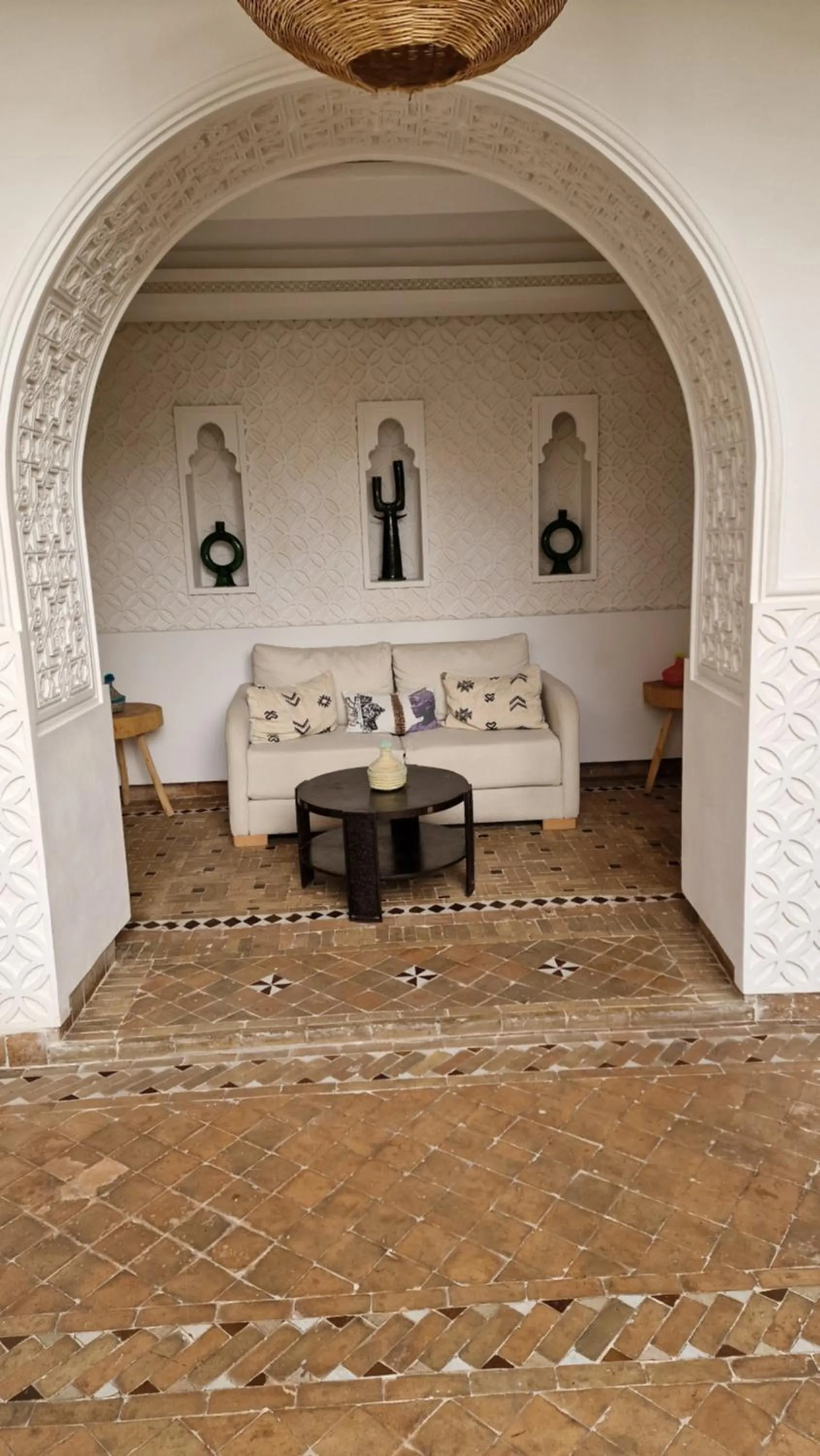 Living room in Riad Des Arts
