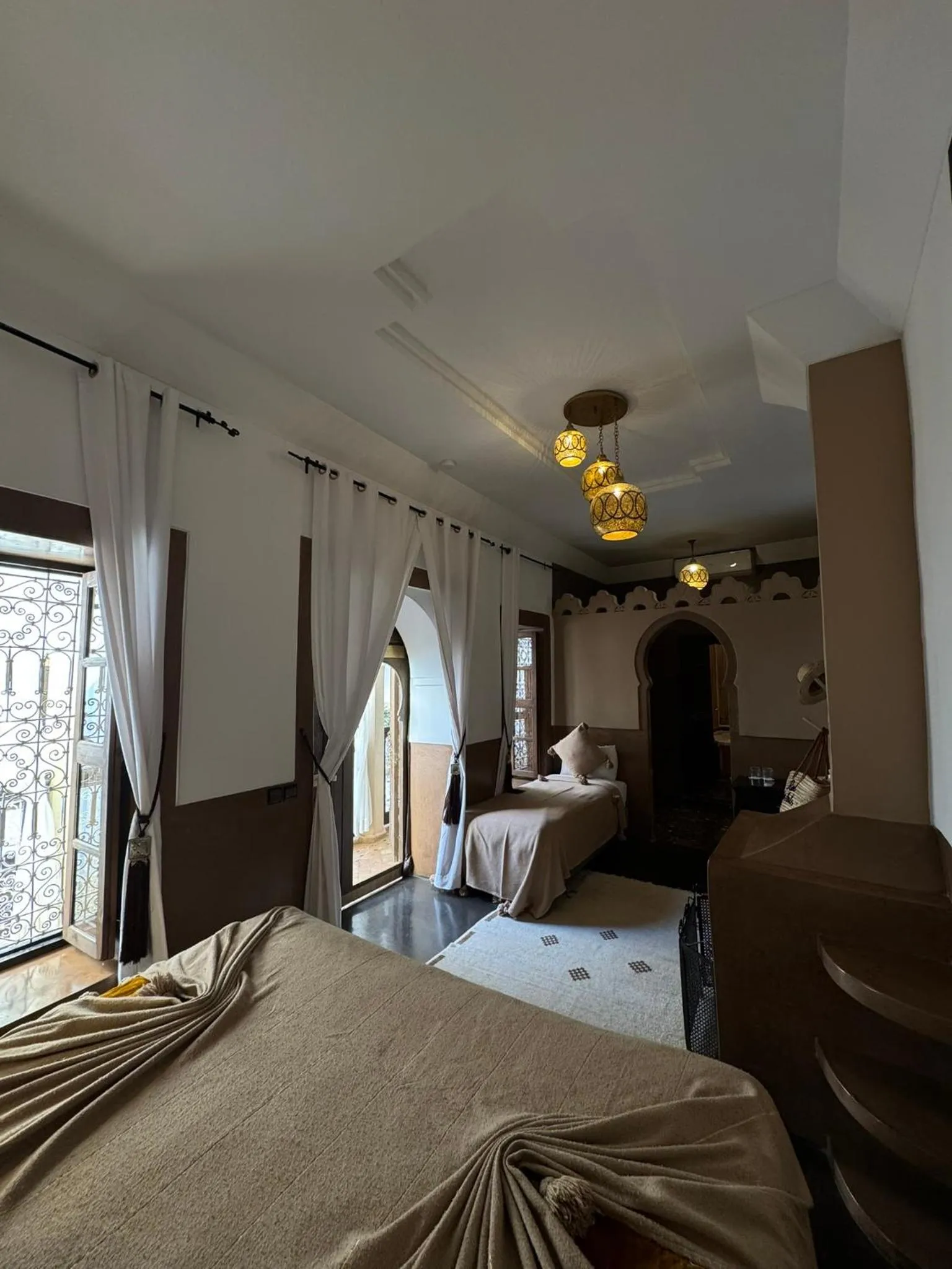 Bed in Riad Des Arts