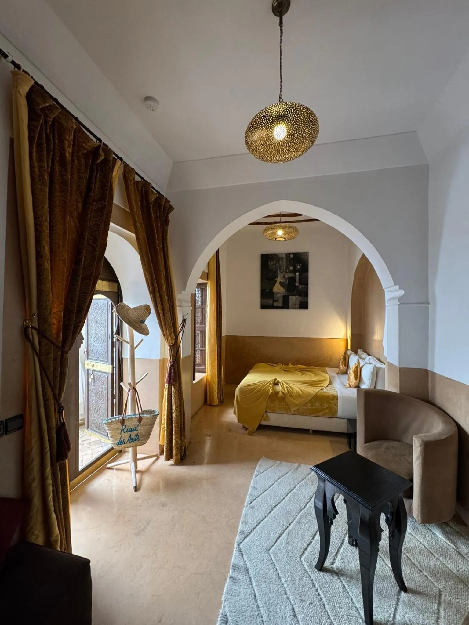 Bed in Riad Des Arts