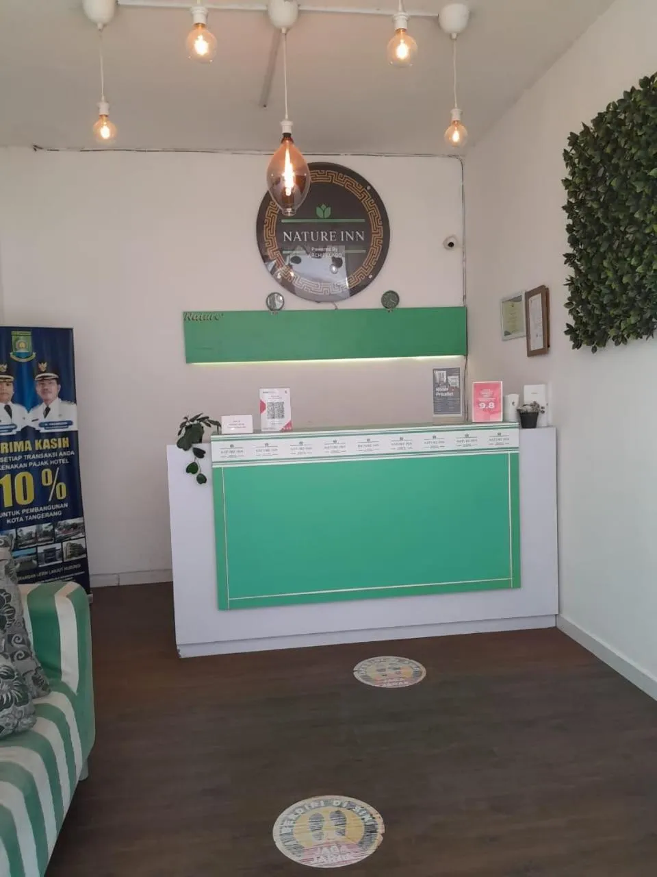 Lobby or reception in NATURE INN Aeropolis AR3