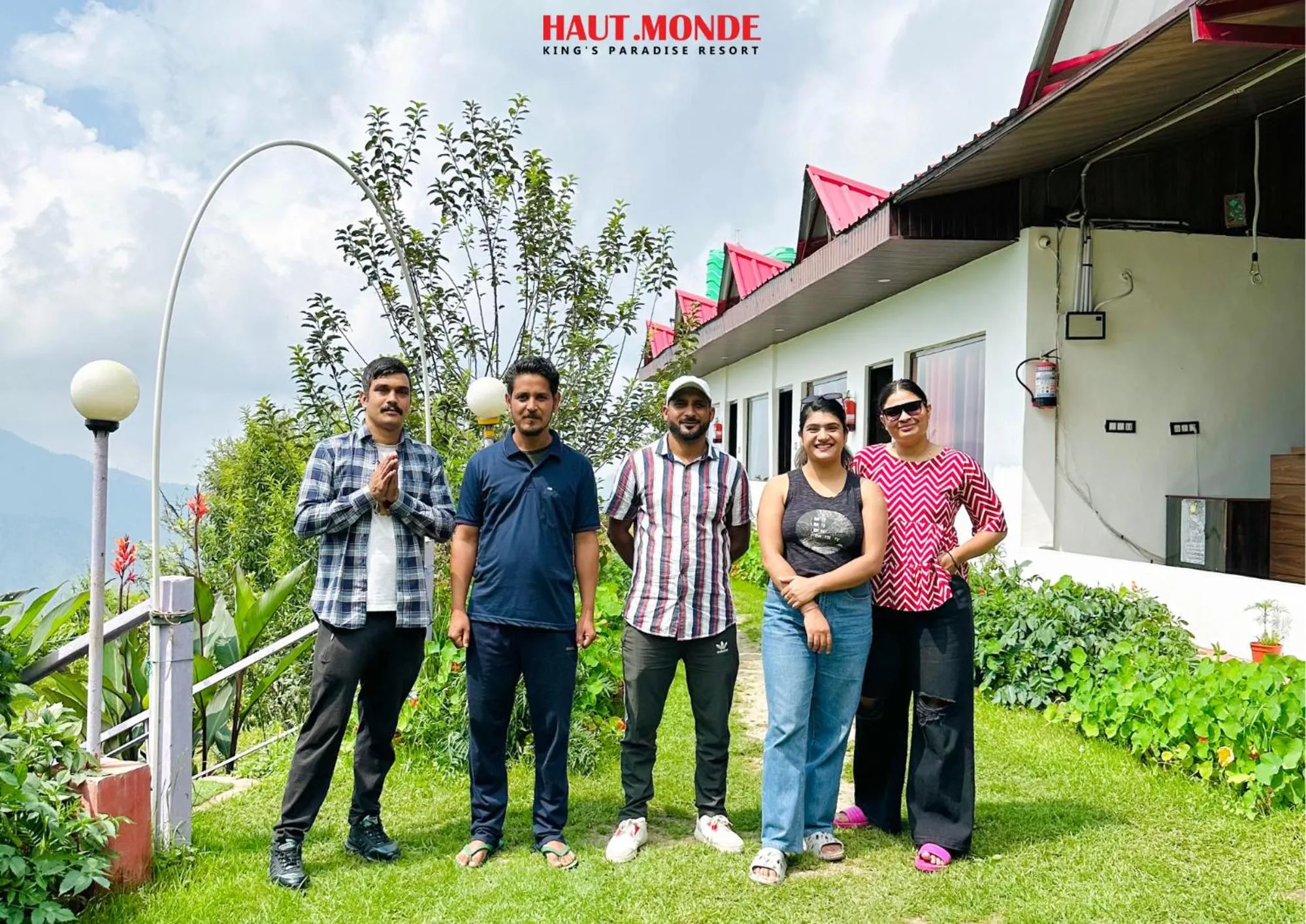 Guests in Haut Monde King's Paradise Resort