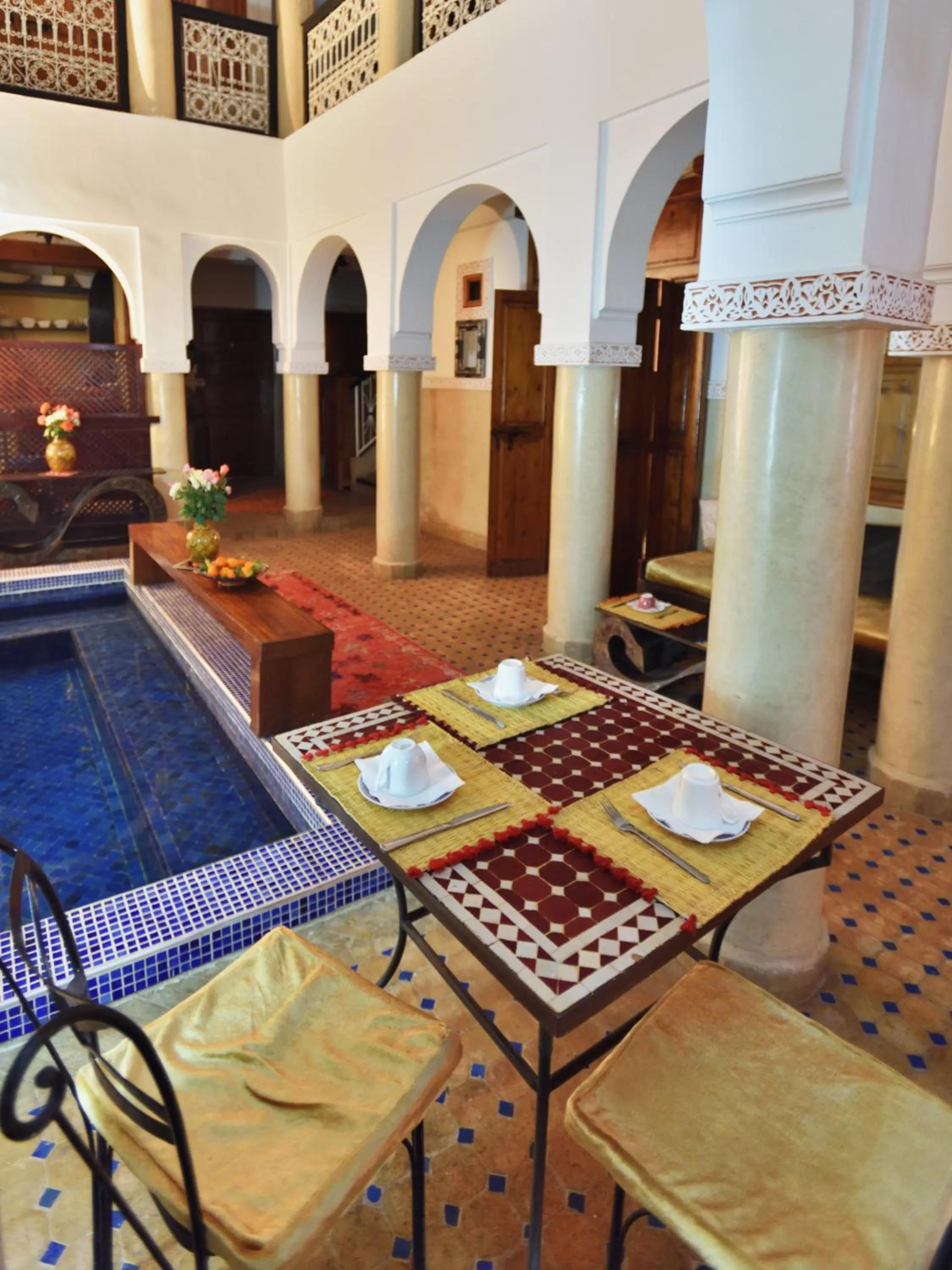 Lobby or reception in Riad Chalymar