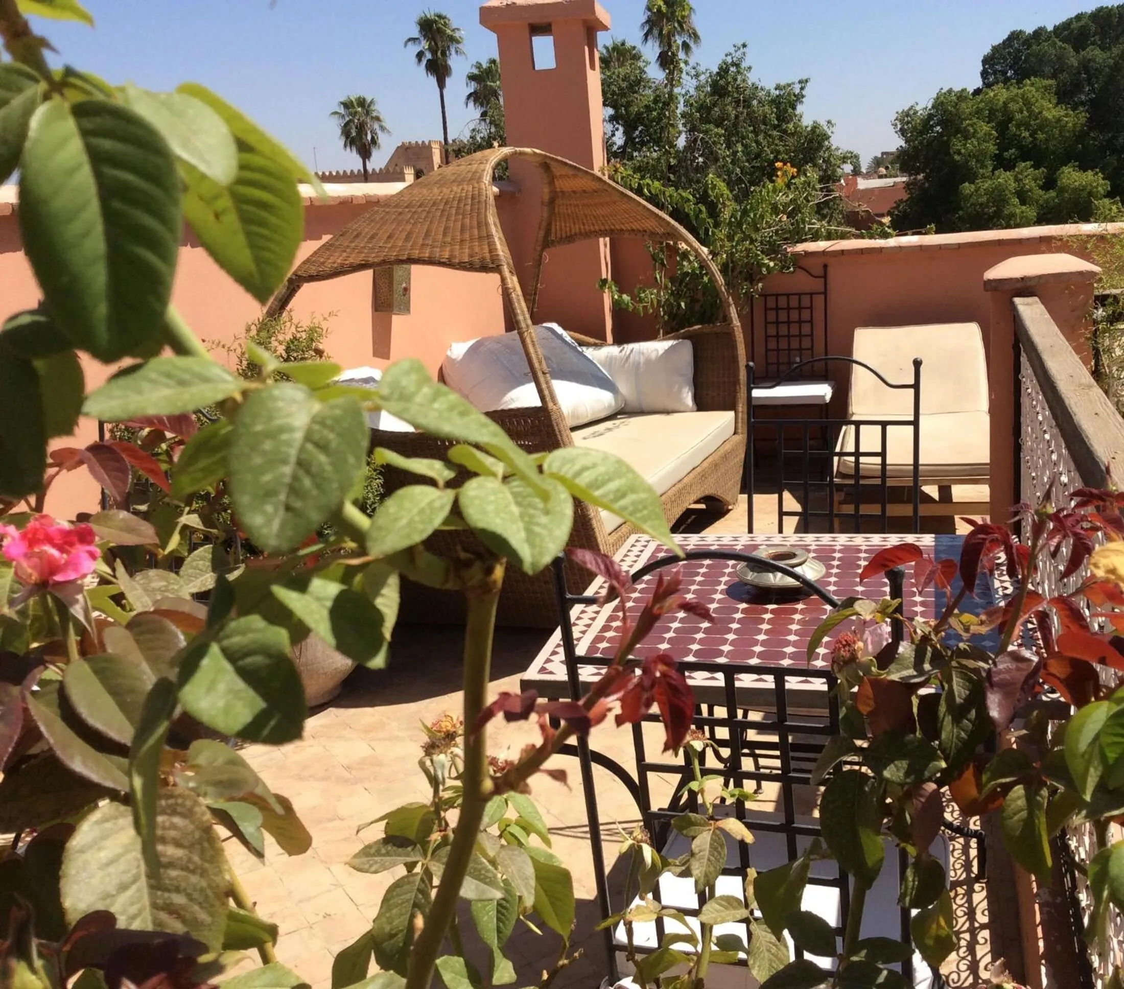 Balcony/Terrace in Riad Chalymar