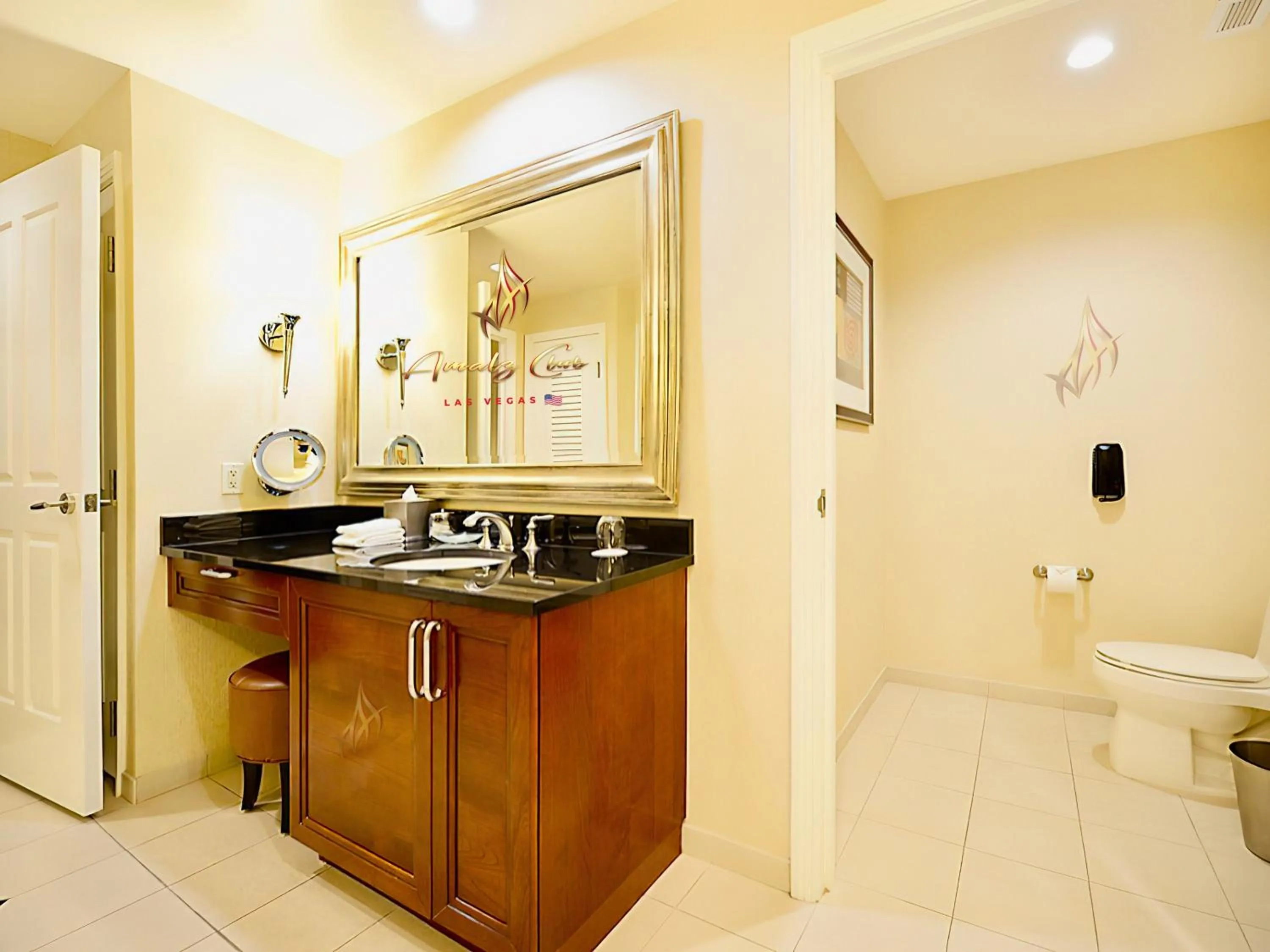 Bathroom in Amalz 2 Bedroom 3 Bathroom Balcony Suites at Mgm Signature !