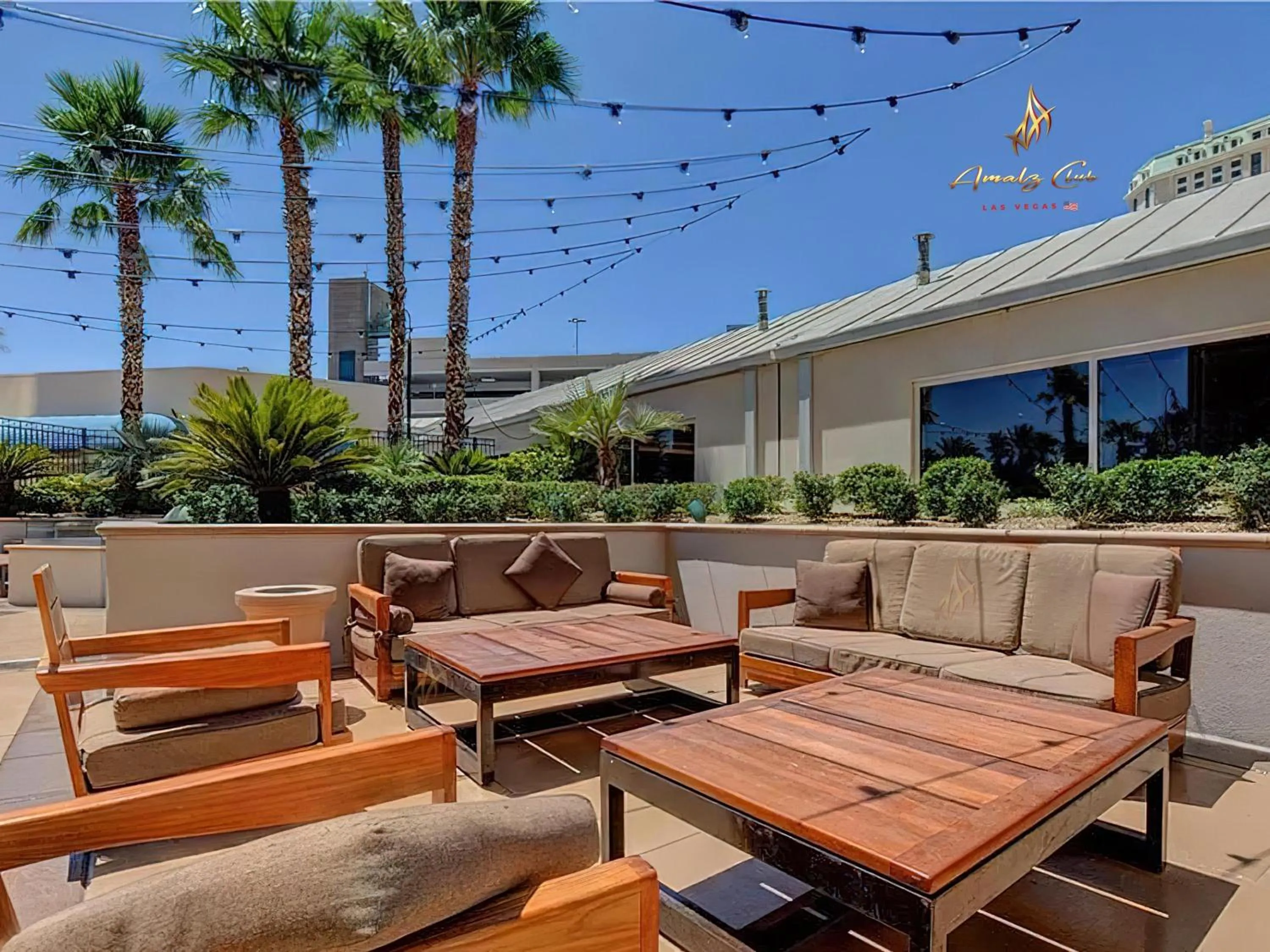 Seating area in Amalz 2 Bedroom 3 Bathroom Balcony Suites at Mgm Signature !