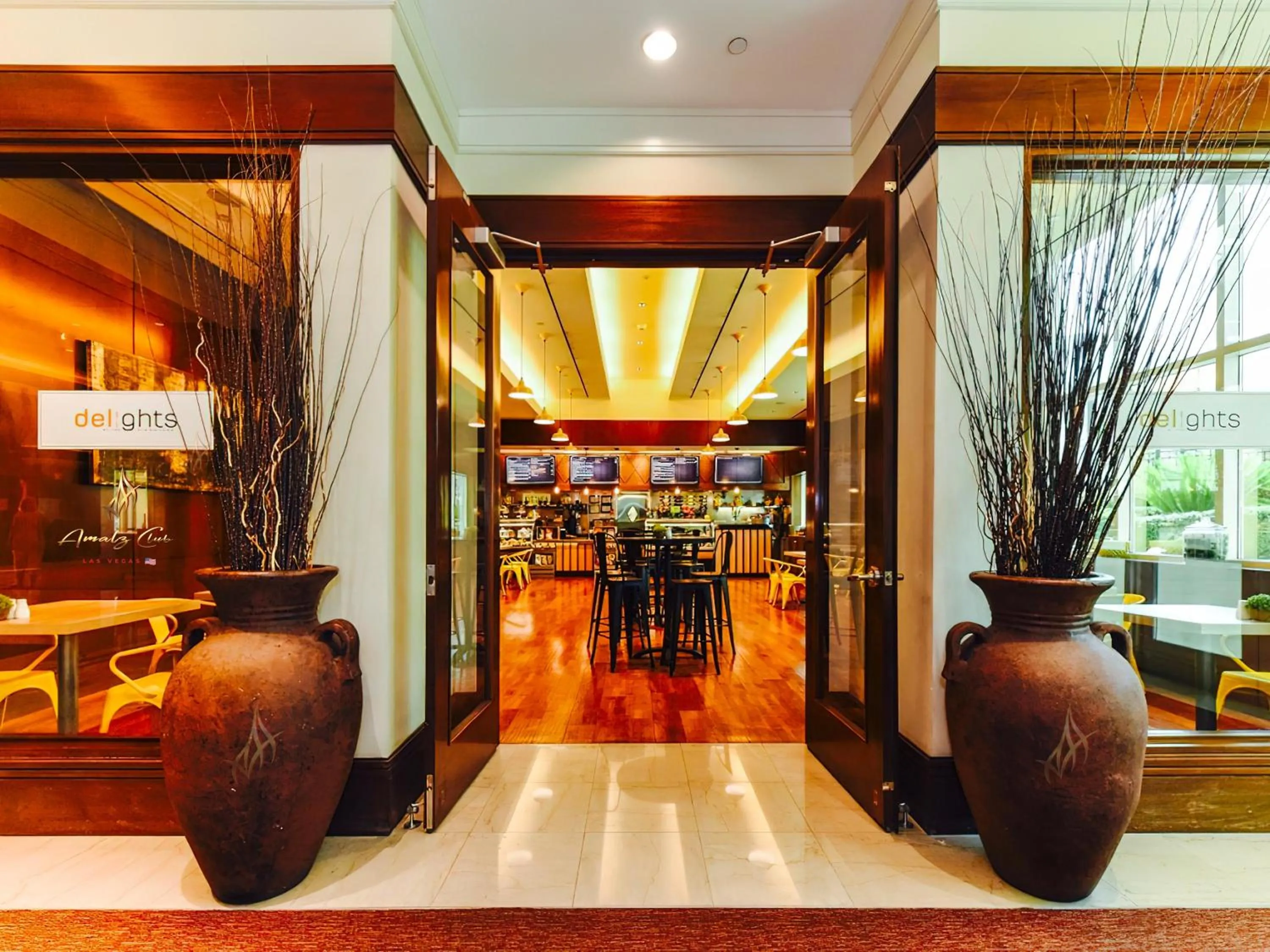 Restaurant/places to eat in Amalz 2 Bedroom 3 Bathroom Balcony Suites at Mgm Signature !