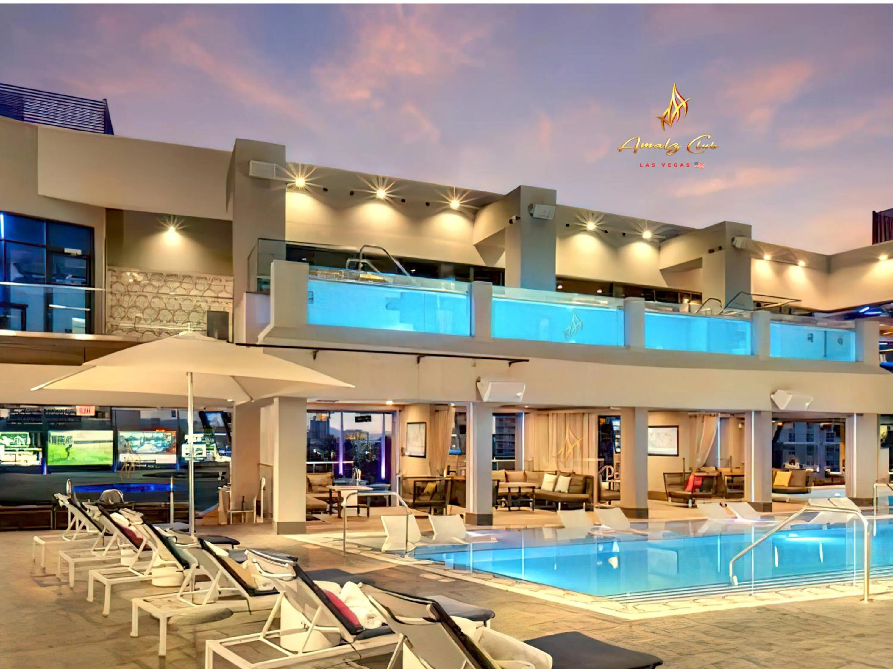 Minigolf in Amalz 2 Bedroom 3 Bathroom Balcony Suites at Mgm Signature !