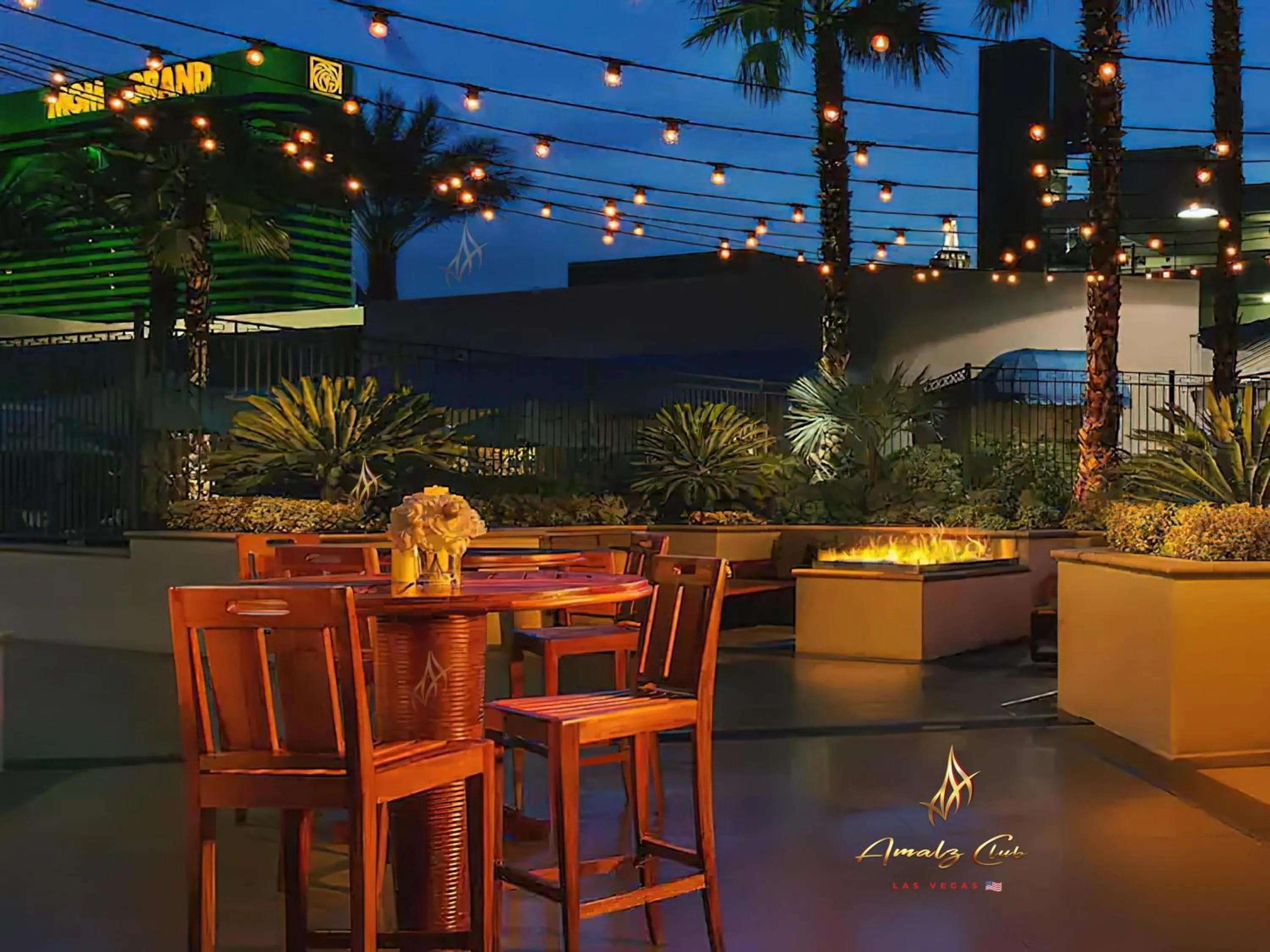 Seating area in Amalz 2 Bedroom 3 Bathroom Balcony Suites at Mgm Signature !