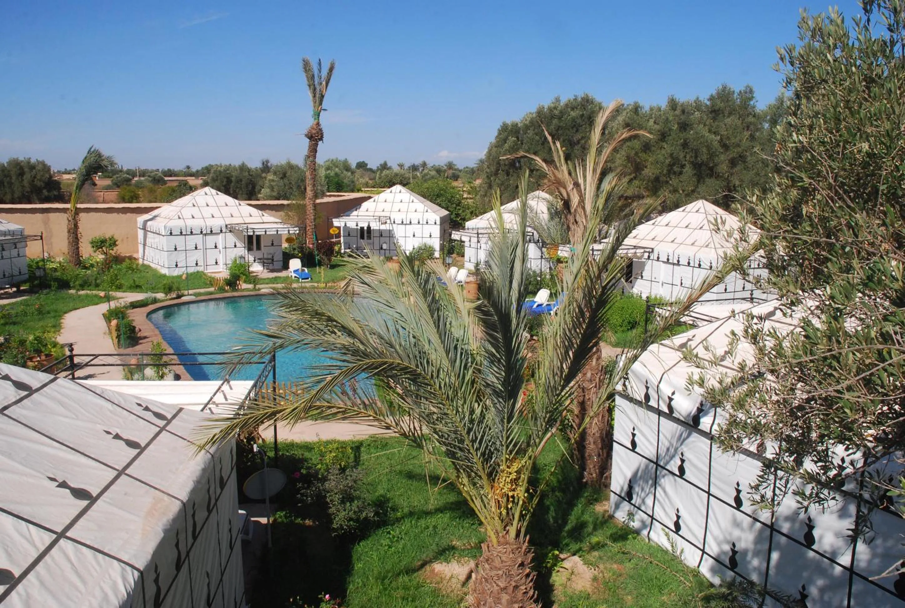 Swimming pool in Hotel Dar Zitoune Taroudant