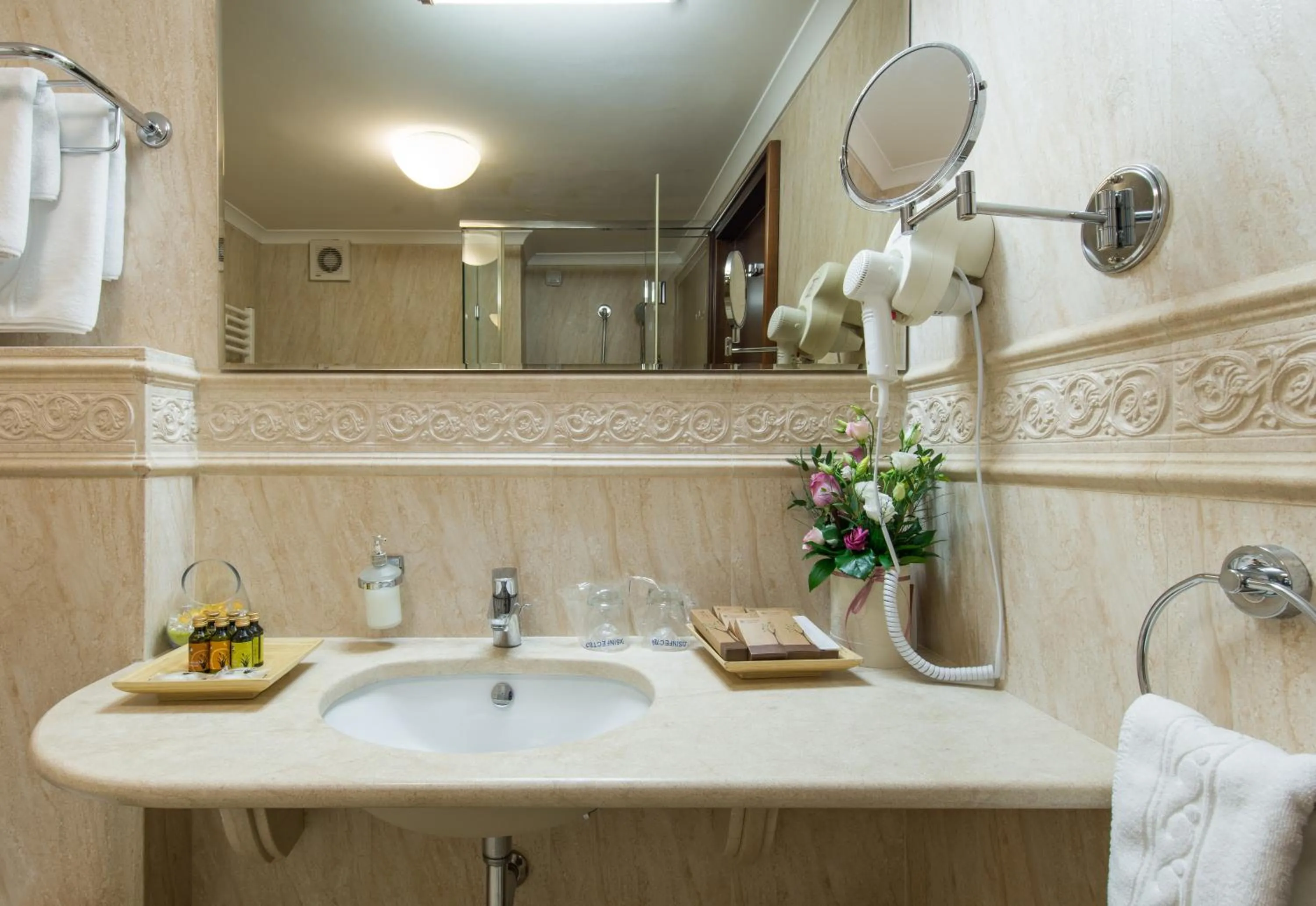 Bathroom in Hotel Moskva