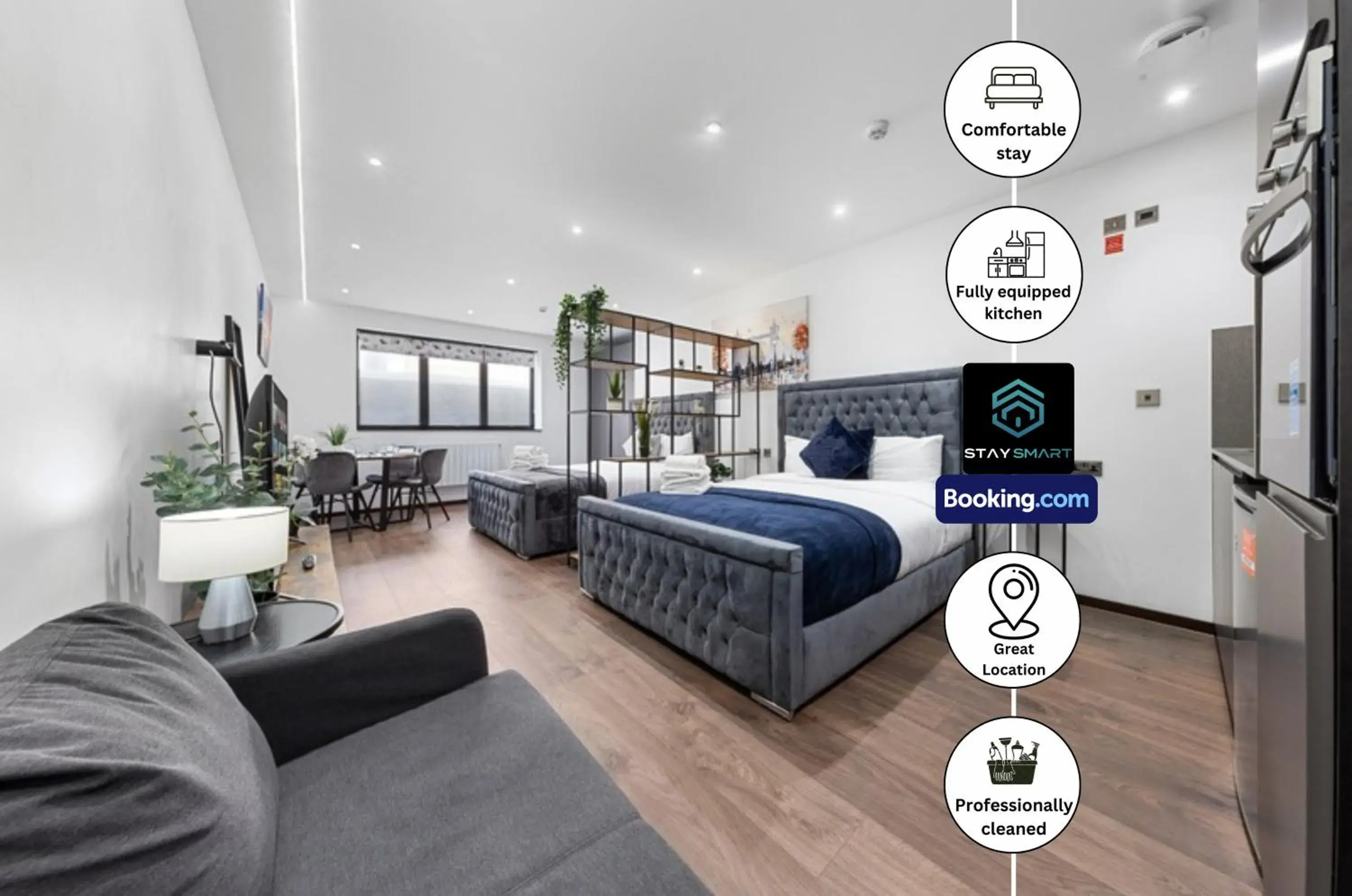 Classic Apartment in Stylish Studio Apt By Stay Smart Short Lets & Serviced Accommodation Woodstock With Free WiFi Classic Apartment in Stylish Studio Apt By Stay Smart Short Lets & Serviced Accommodation Woodstock With Free WiFi