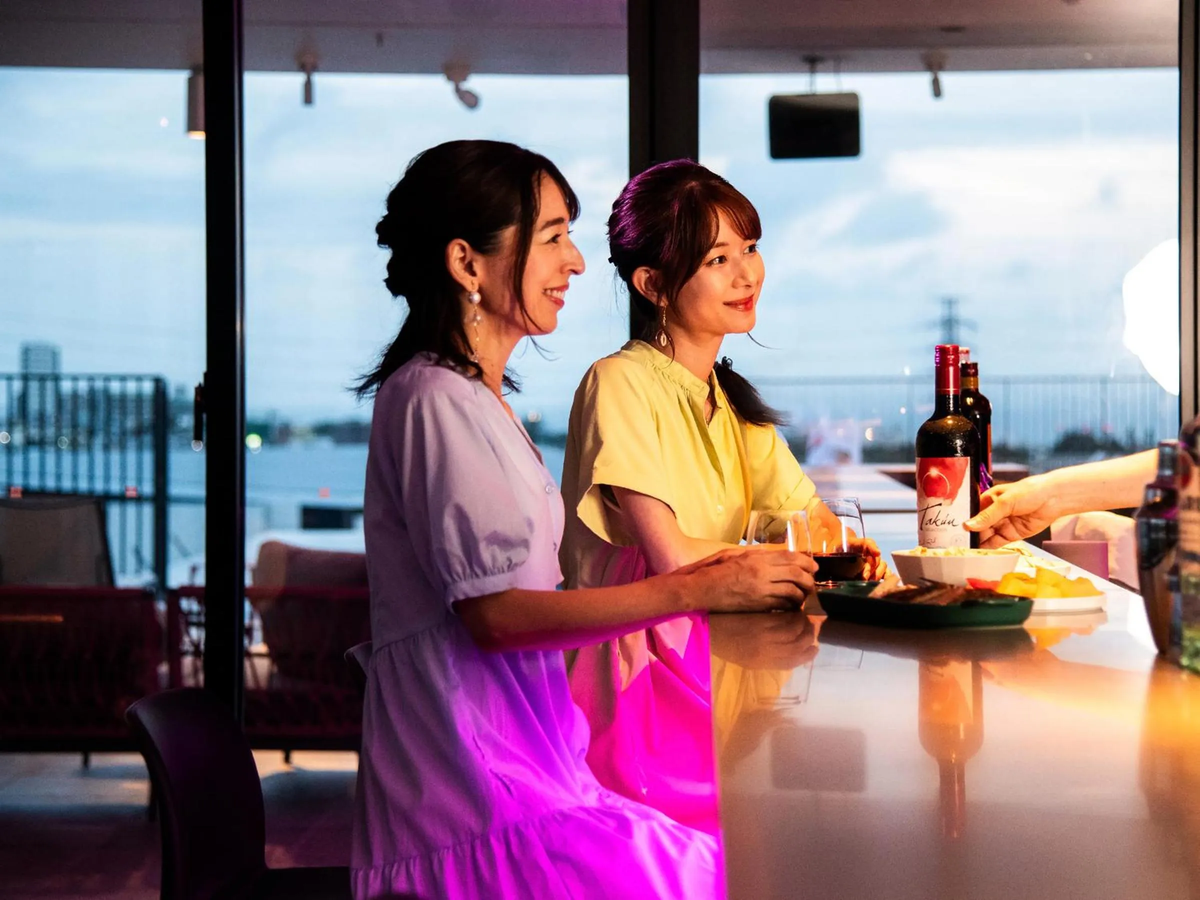 People in REF Okinawa Arena by VESSEL HOTELS