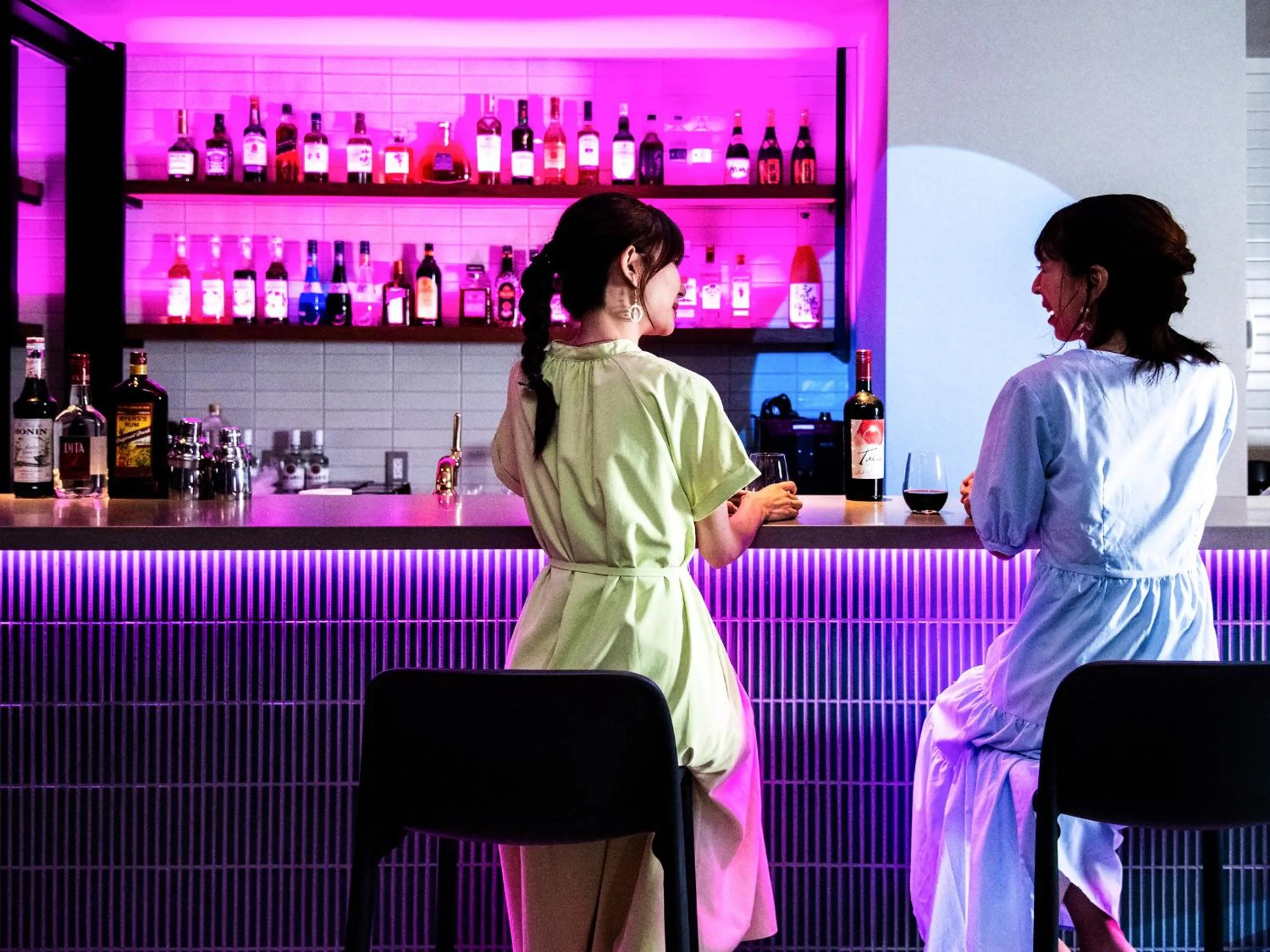 People in REF Okinawa Arena by VESSEL HOTELS