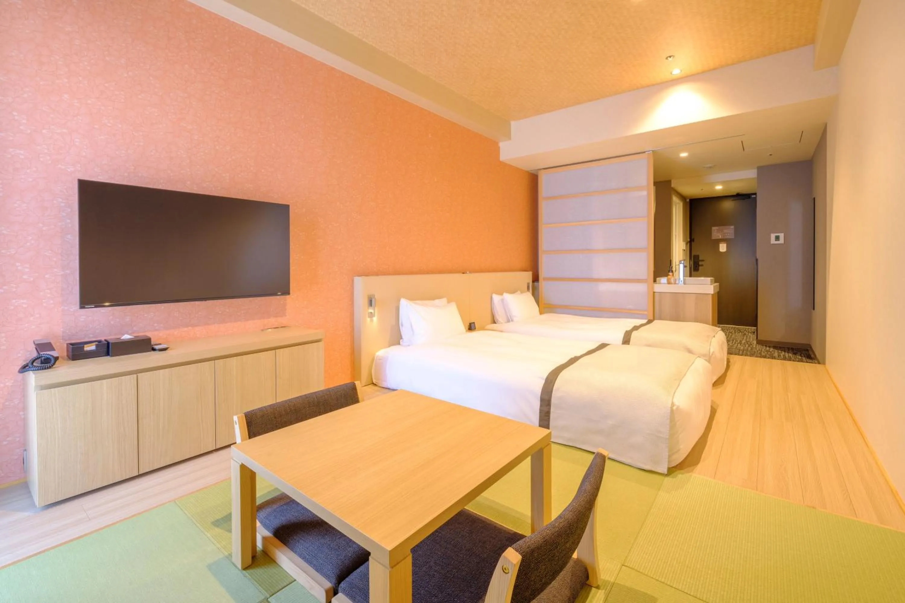 Bed in Tosei Hotel Cocone Tsukiji Ginza Premier