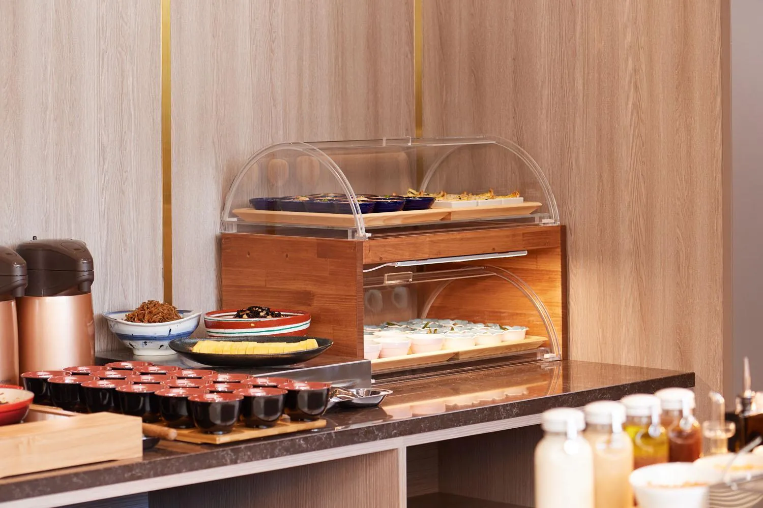 Buffet breakfast in Tosei Hotel Cocone Tsukiji Ginza Premier