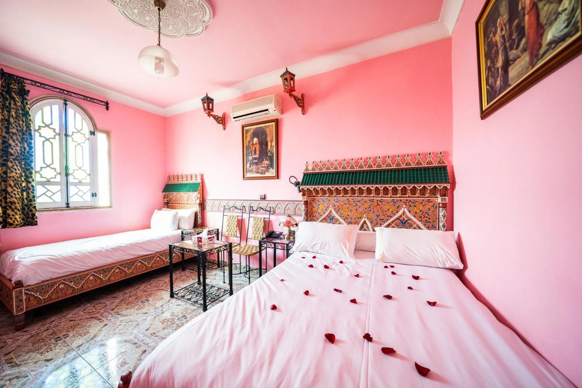 Bed in Moroccan House