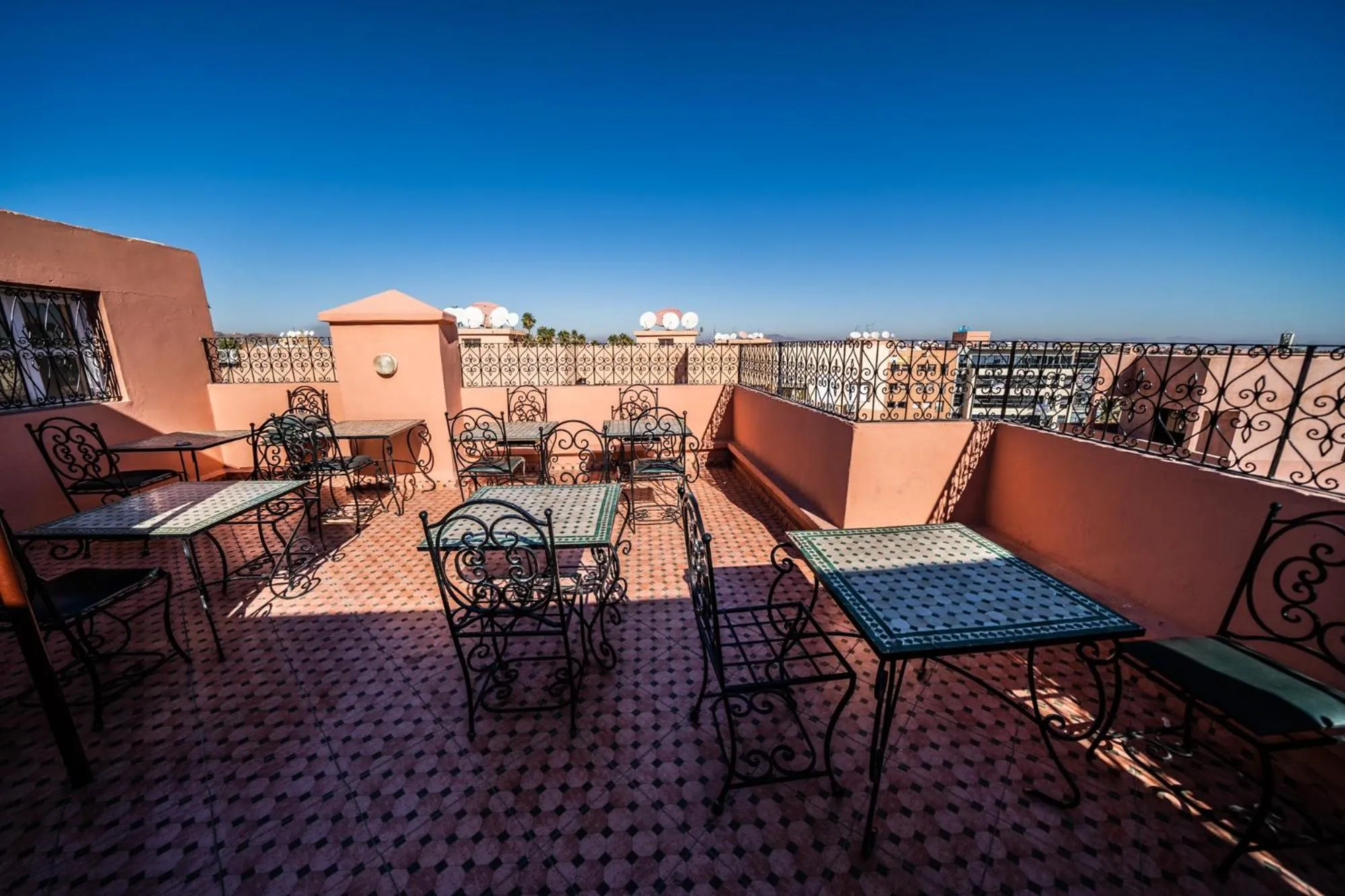 Decorative detail in Moroccan House