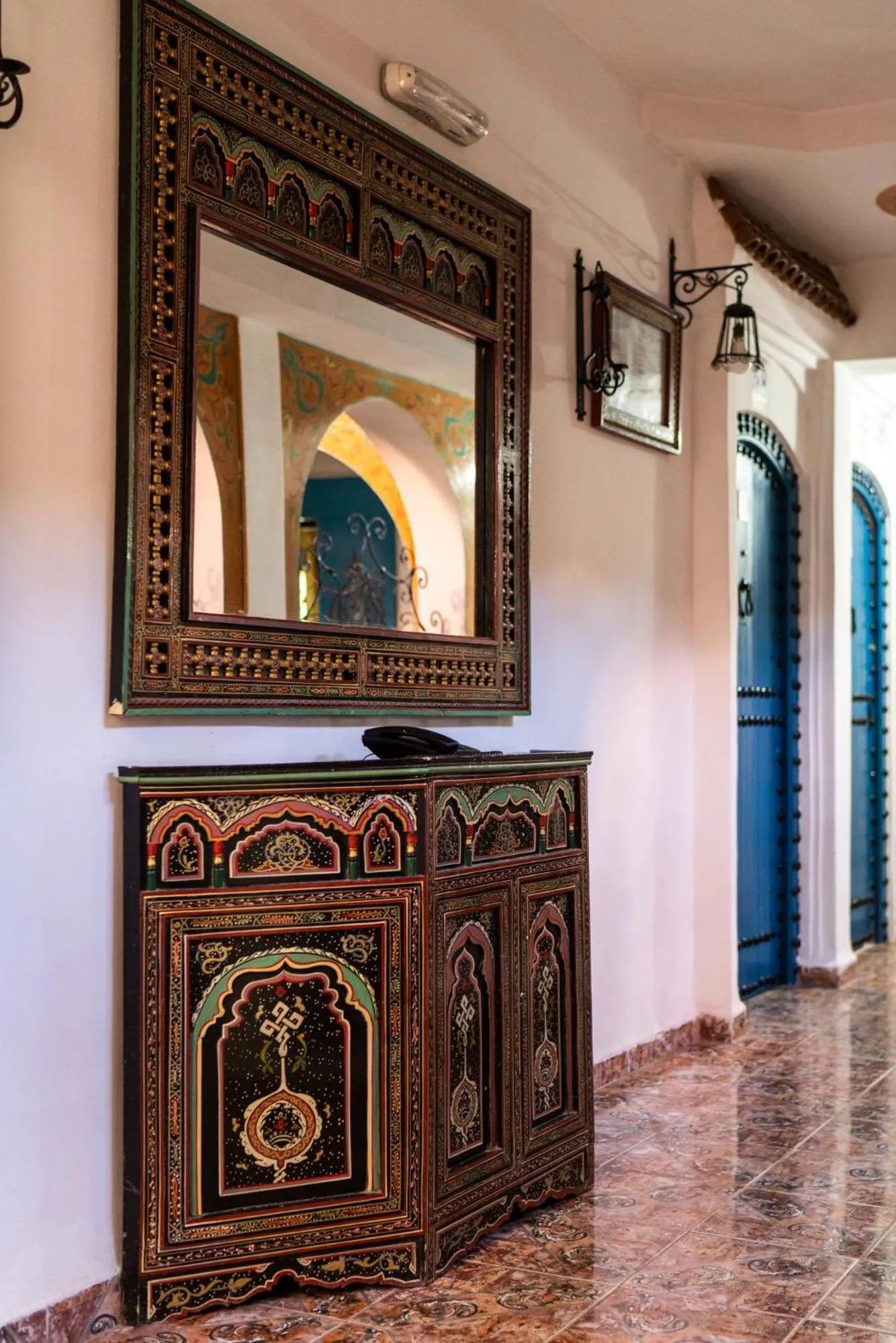 Decorative detail in Moroccan House