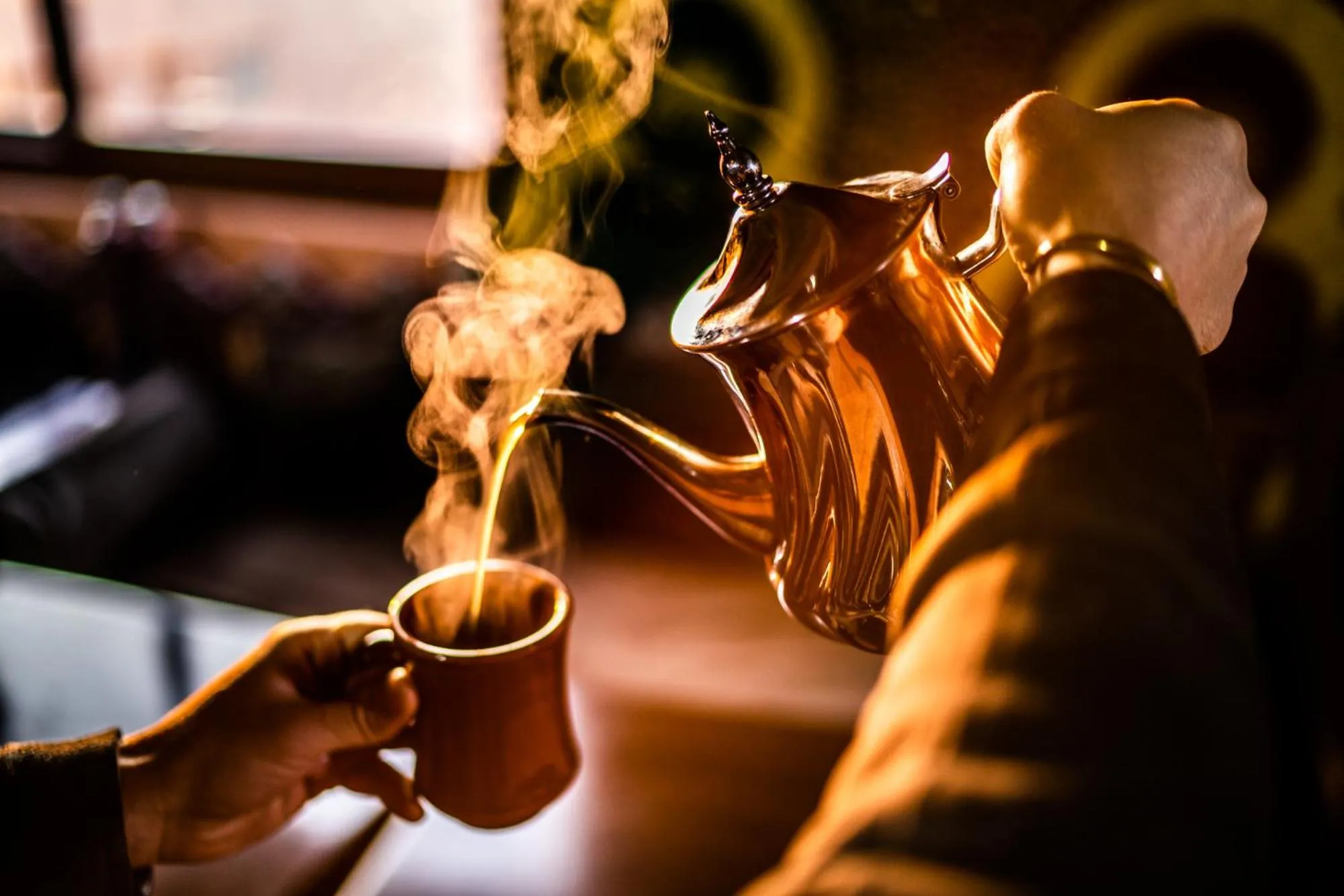 Food and drinks in Moroccan House