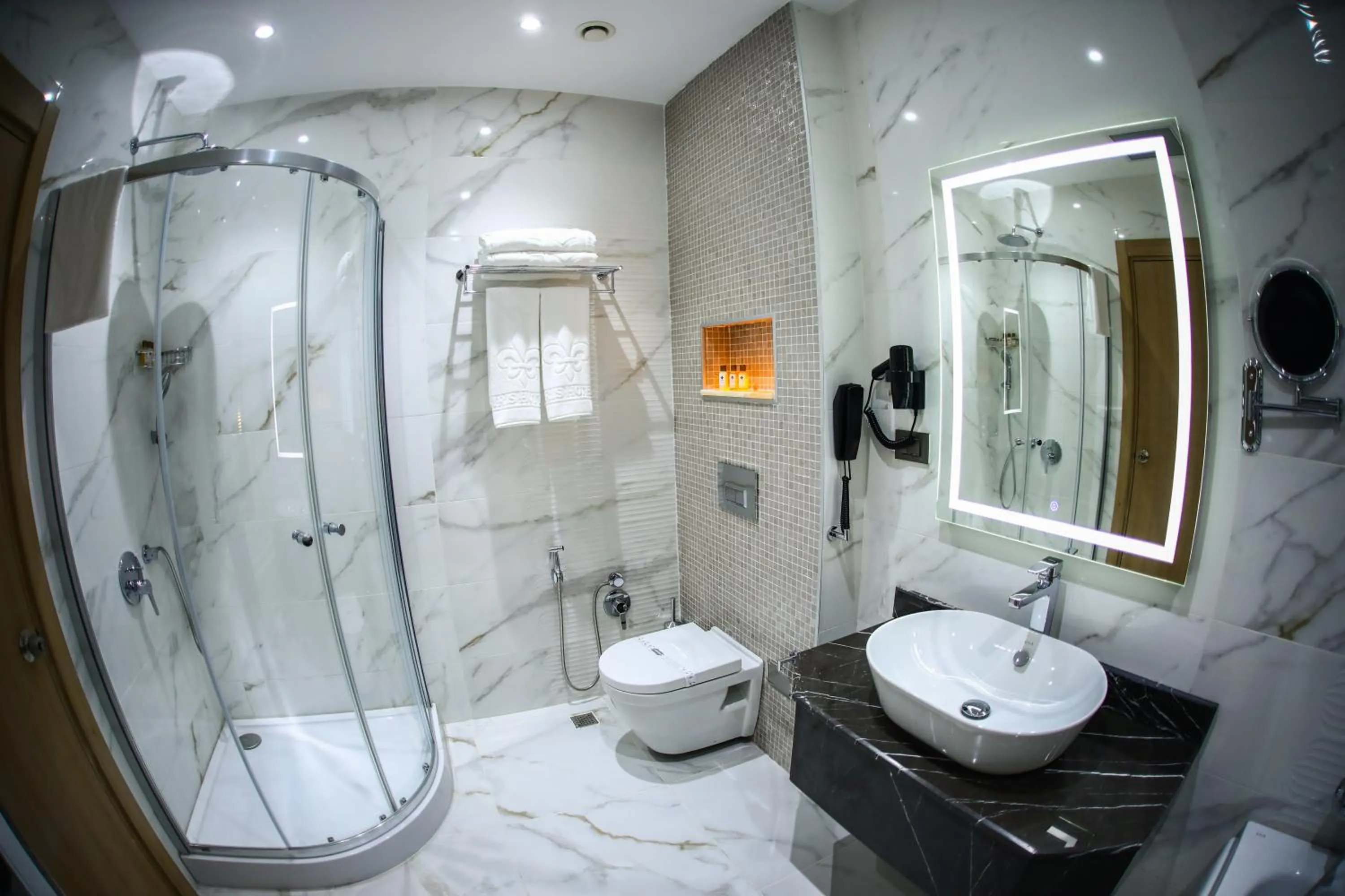 Bathroom in Iris Hotel Baku