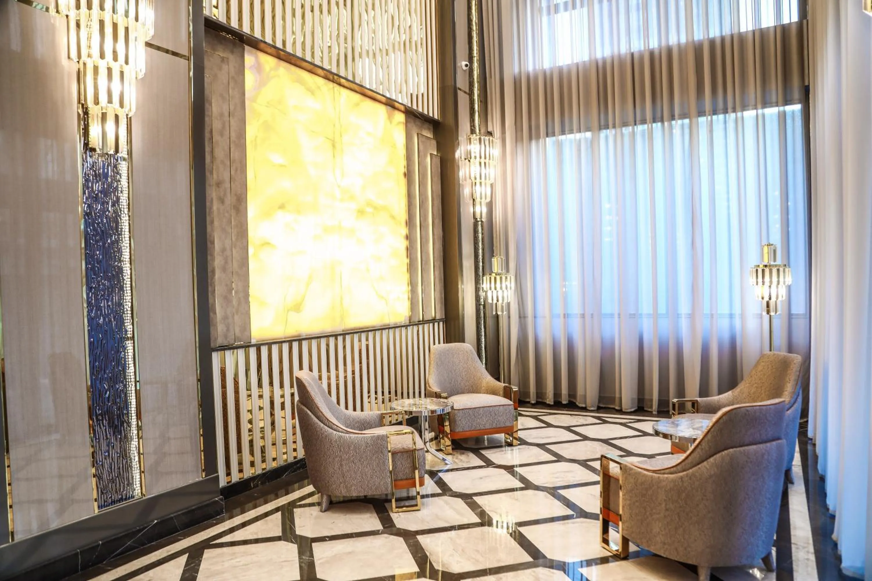 Living room in Iris Hotel Baku