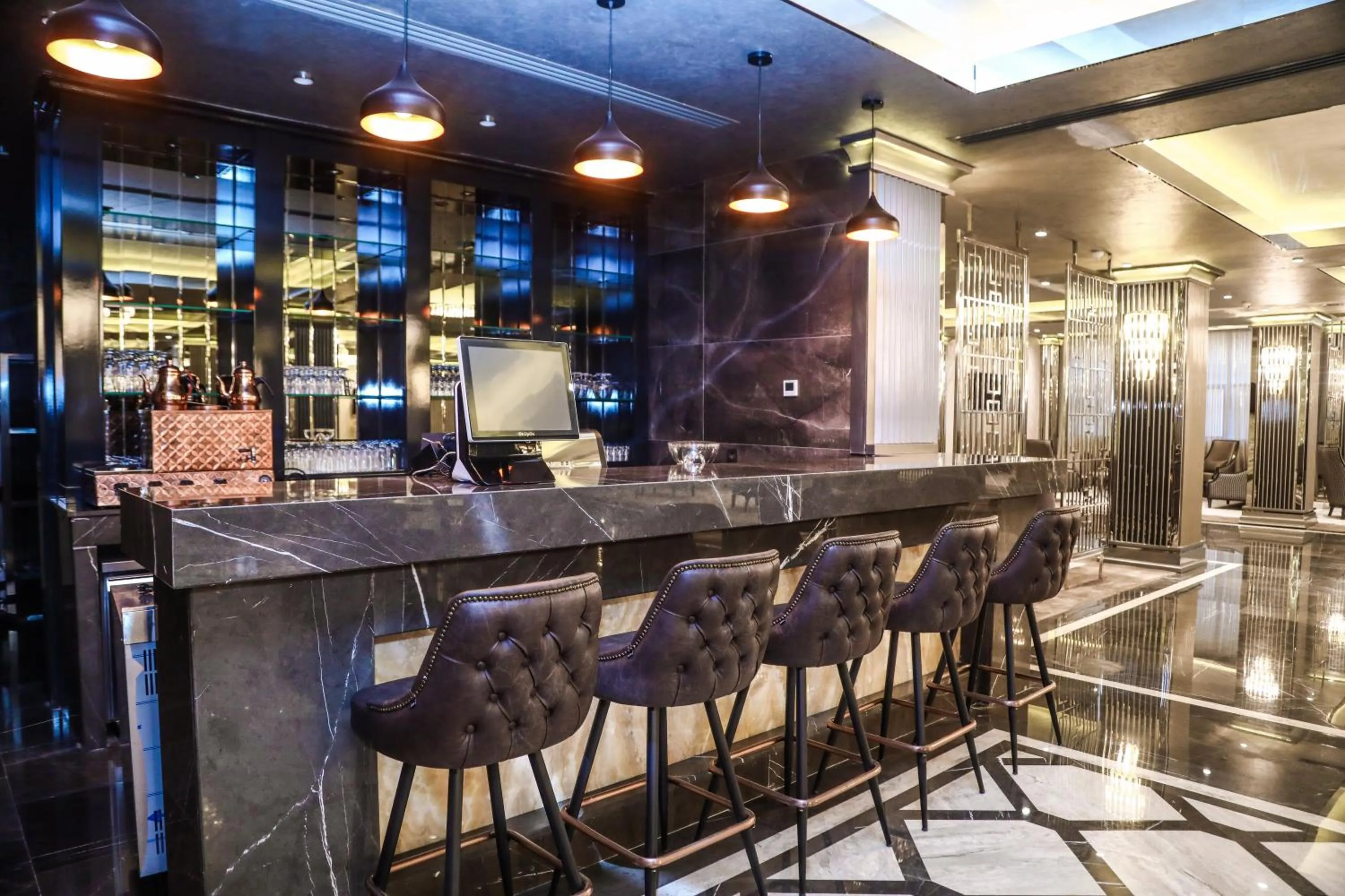 Lounge or bar in Iris Hotel Baku