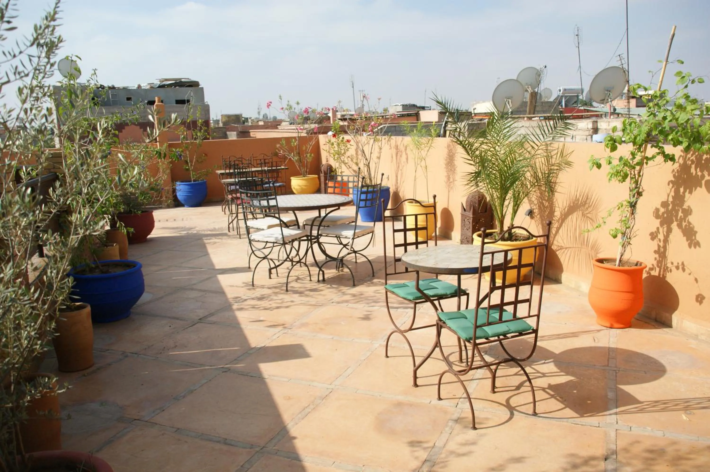 Patio in Riad Azenzer
