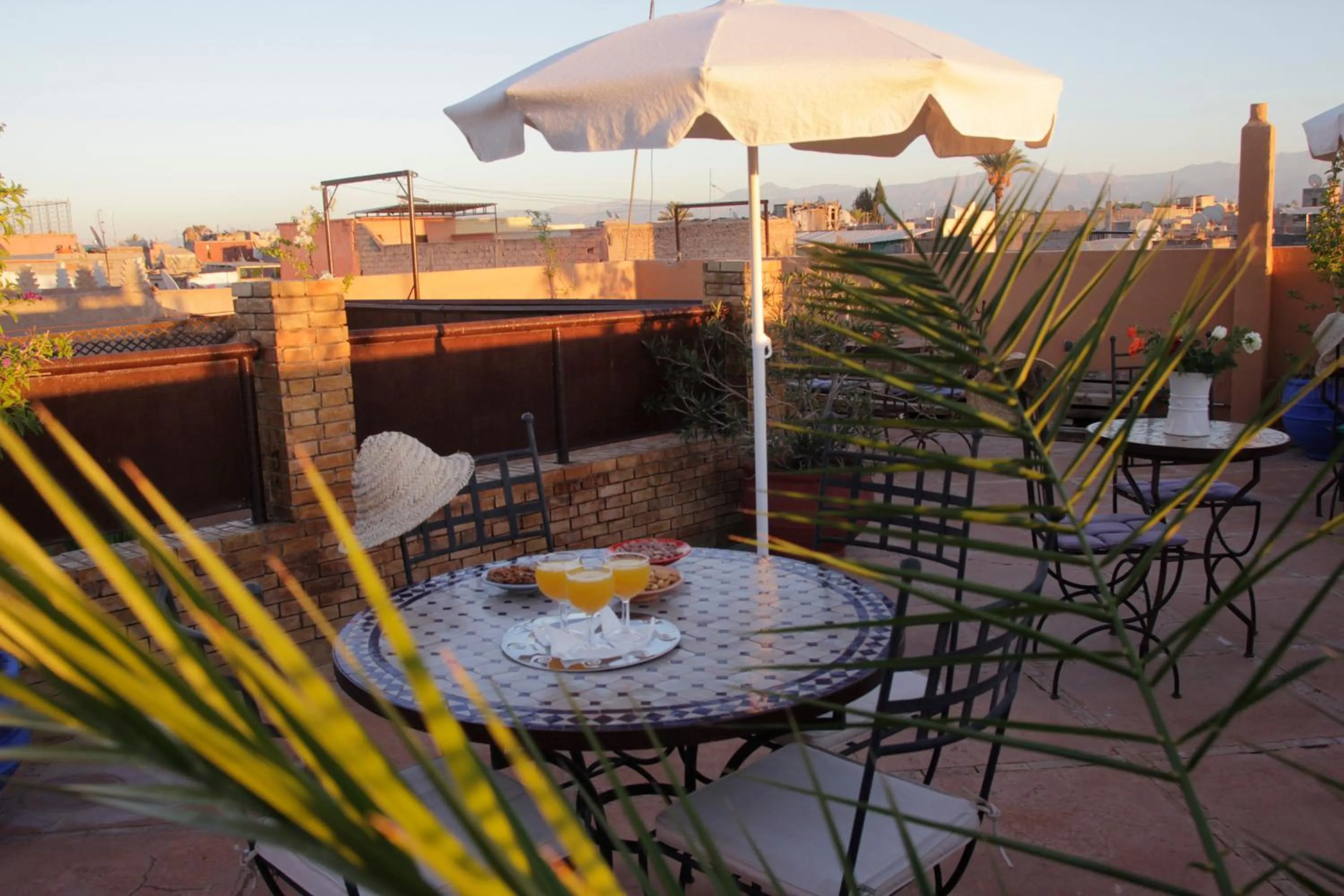 Balcony/Terrace in Riad Azenzer