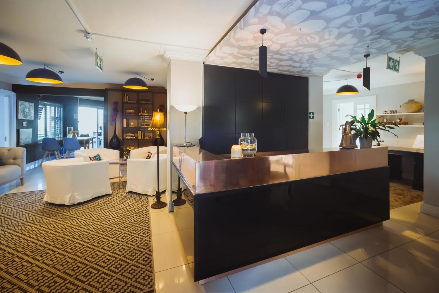 Living room in Fijnbos Private Manor