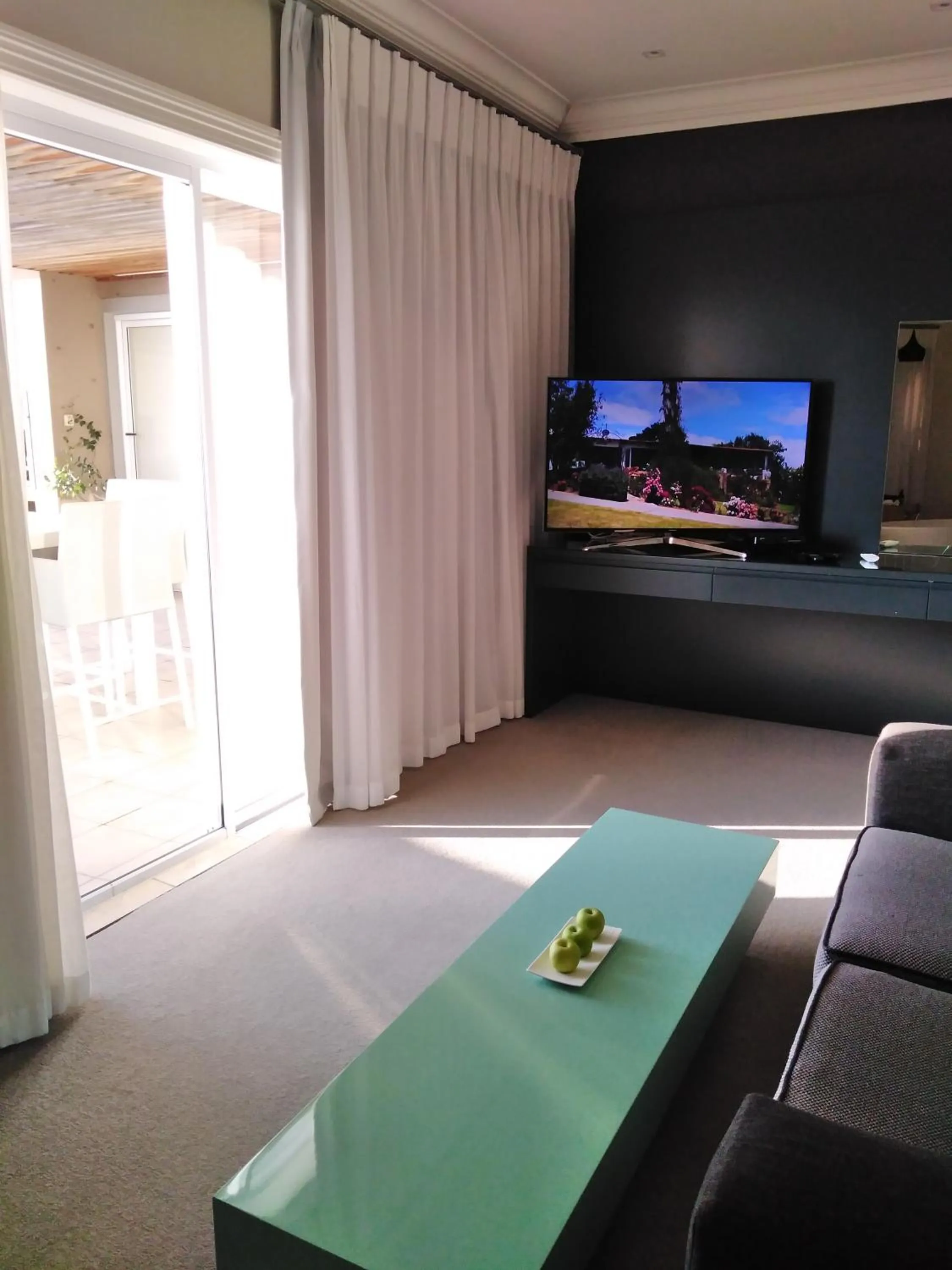 Seating area in Chocolate Box Guesthouse