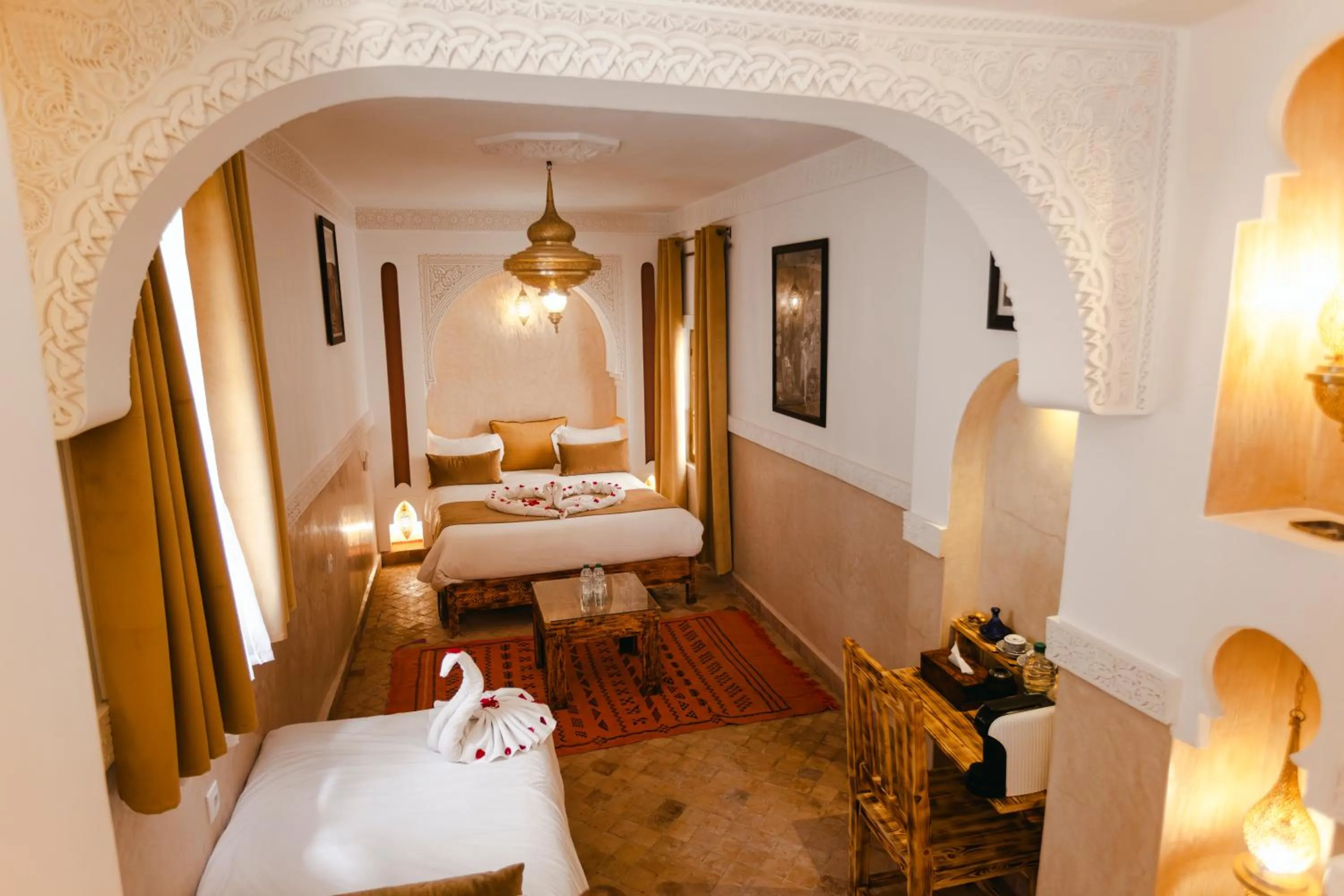 Photo of the whole room, Bed in Riad Anya & SPA