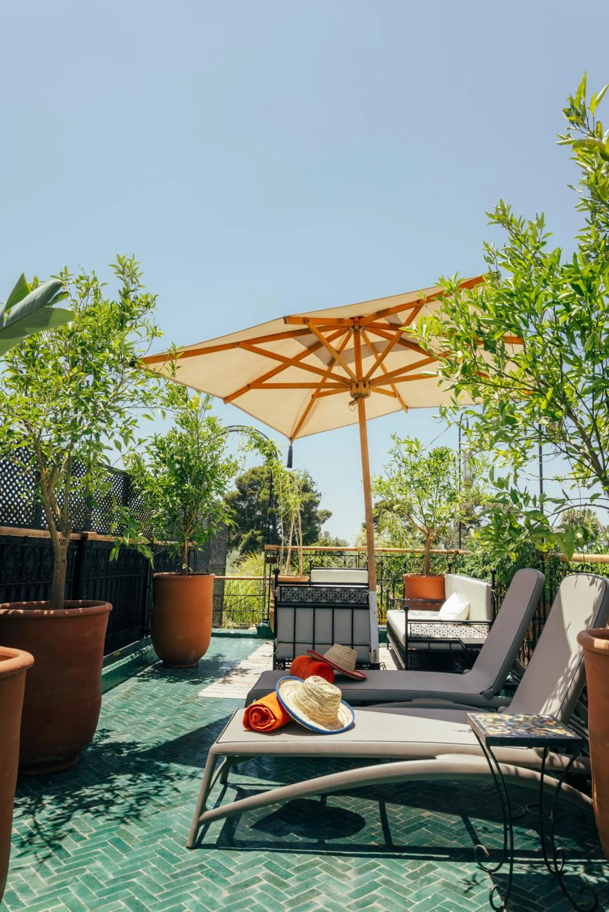 Balcony/Terrace in Riad Anya & SPA